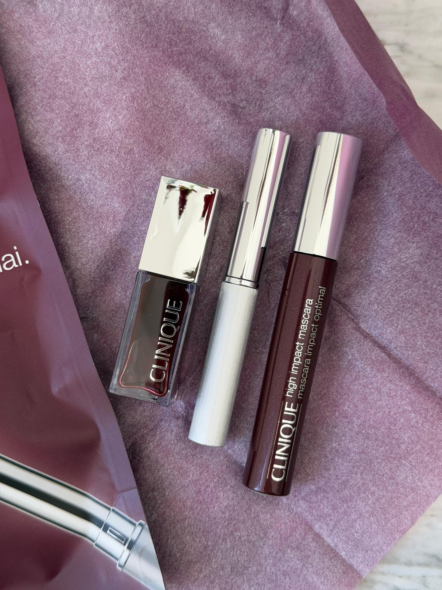 CLINIQUE Black Honey Lipstick + Lip Oil + Mascara Limited Edition Trio Gift Set
