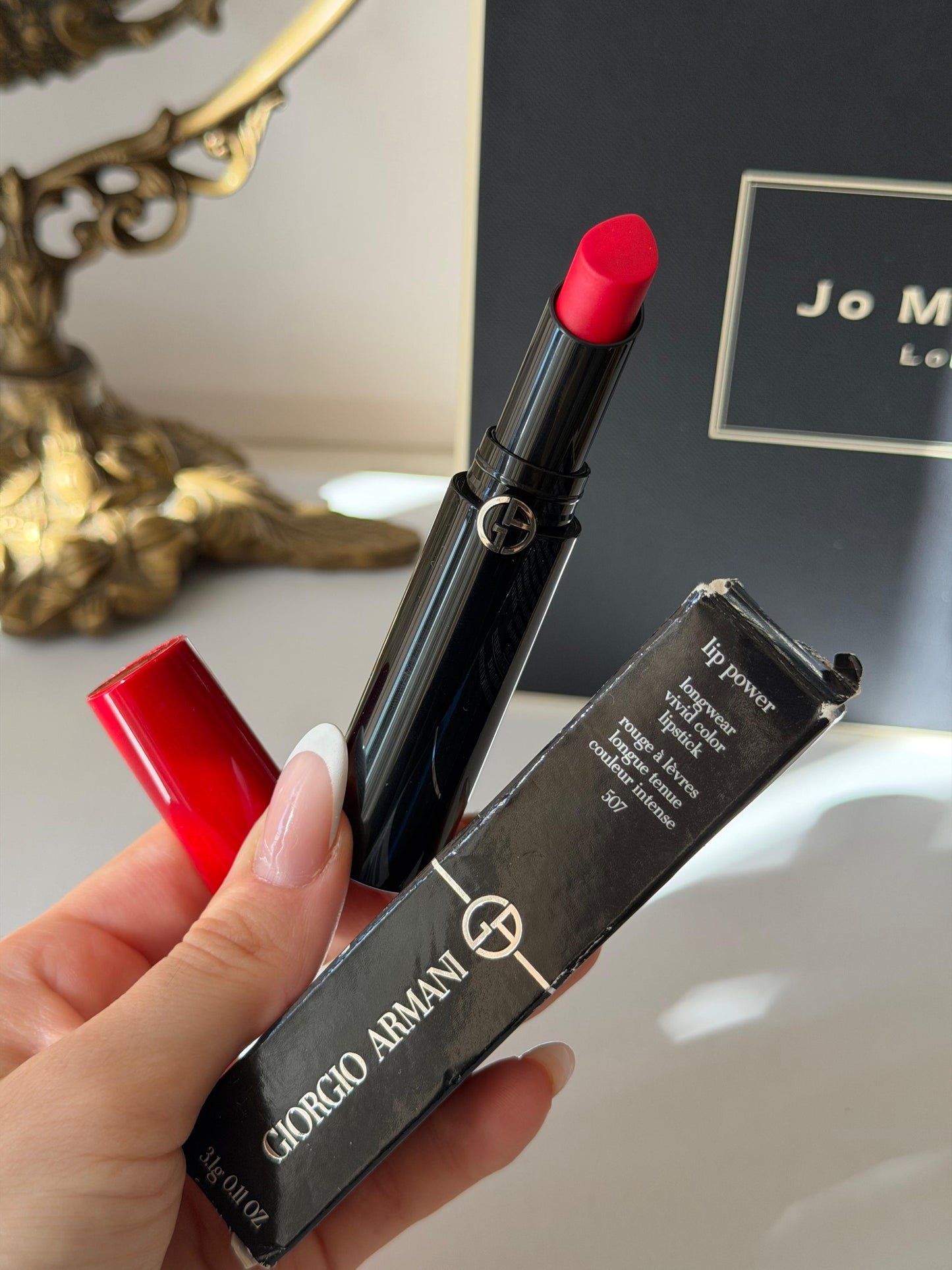 ARMANI Lip Power Longwear Vivid Color Lipstick (507)