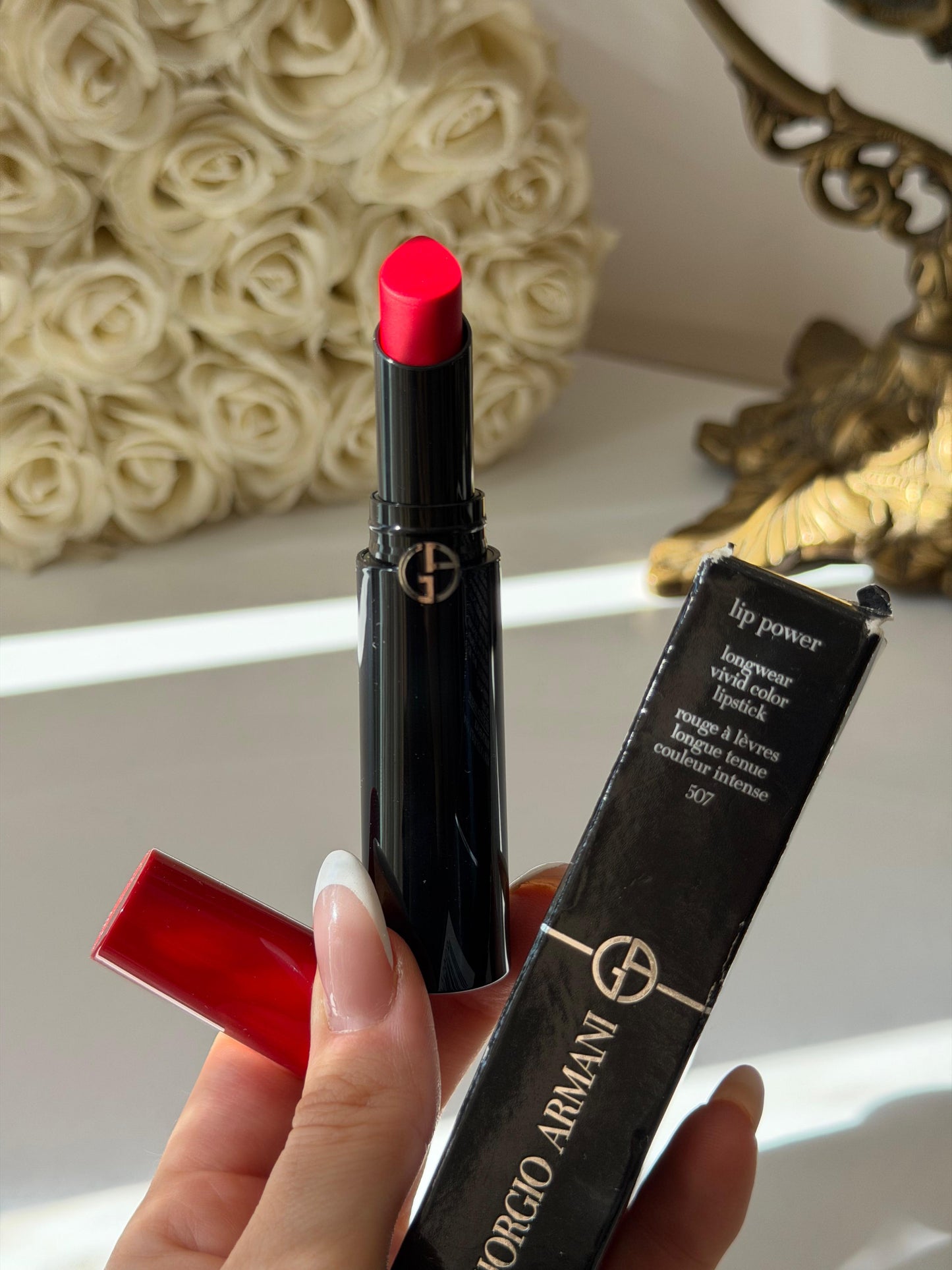 ARMANI Lip Power Longwear Vivid Color Lipstick (507)