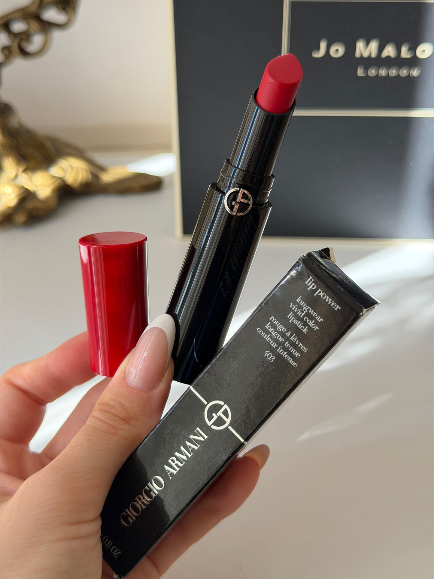 ARMANI Lip Power Longwear Vivid Color Lipstick (403)