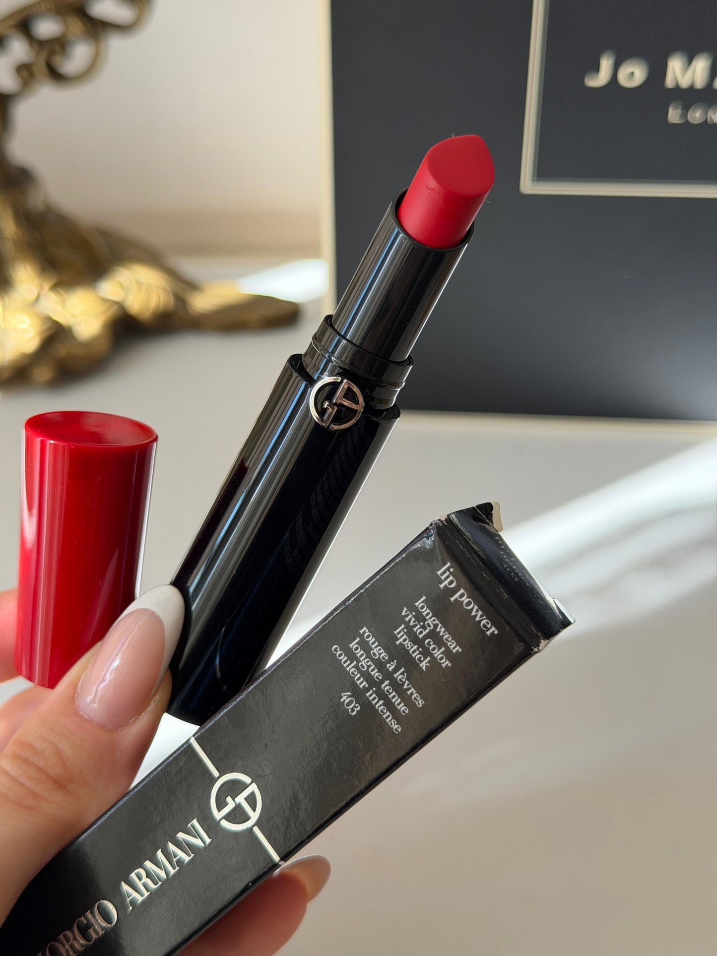 ARMANI Lip Power Longwear Vivid Color Lipstick (403)