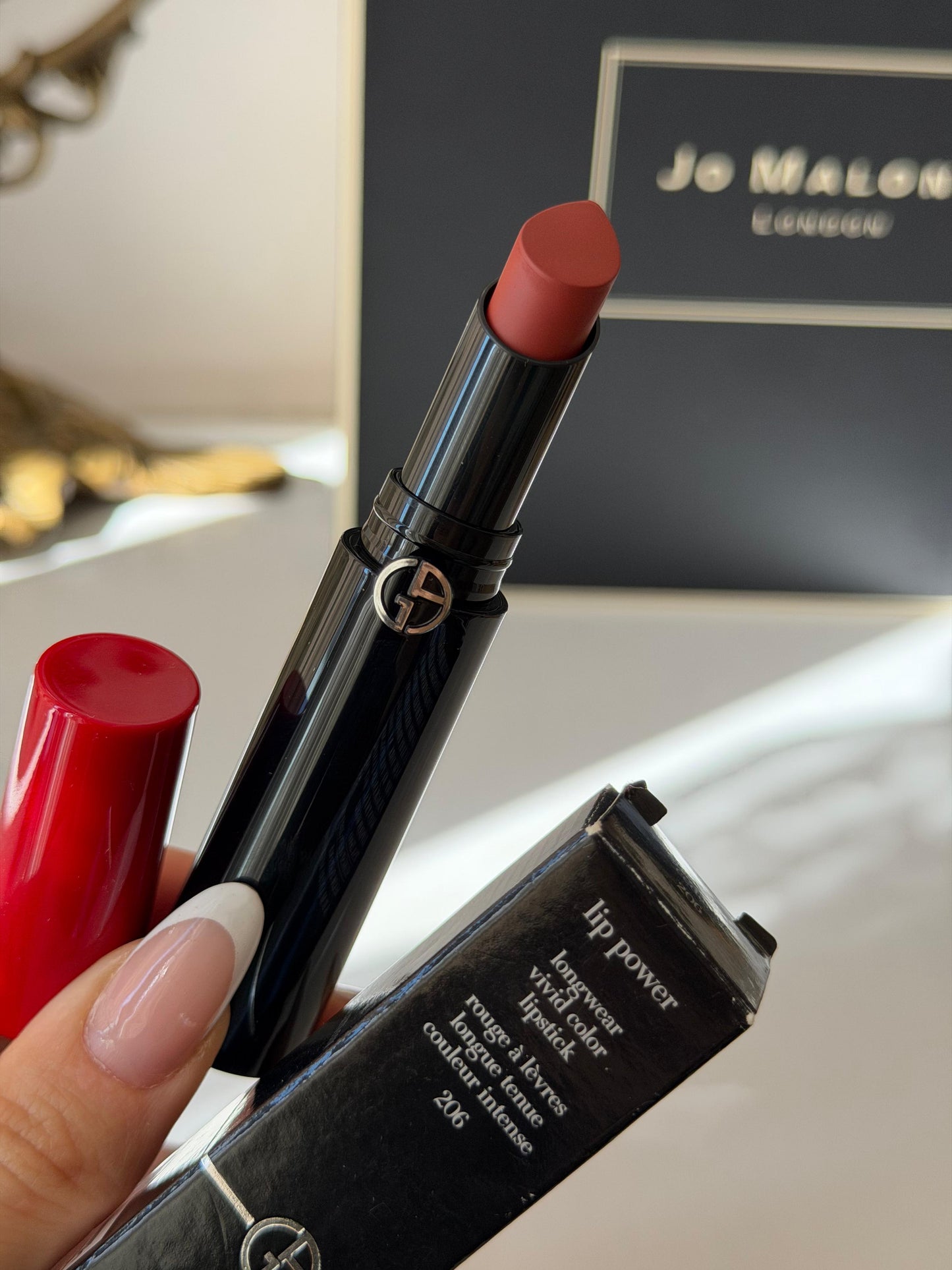 ARMANI Lip Power Longwear Vivid Color Lipstick (206)