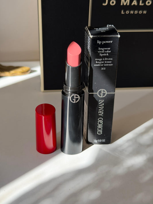 ARMANI Lip Power Longwear Vivid Color Lipstick (503)