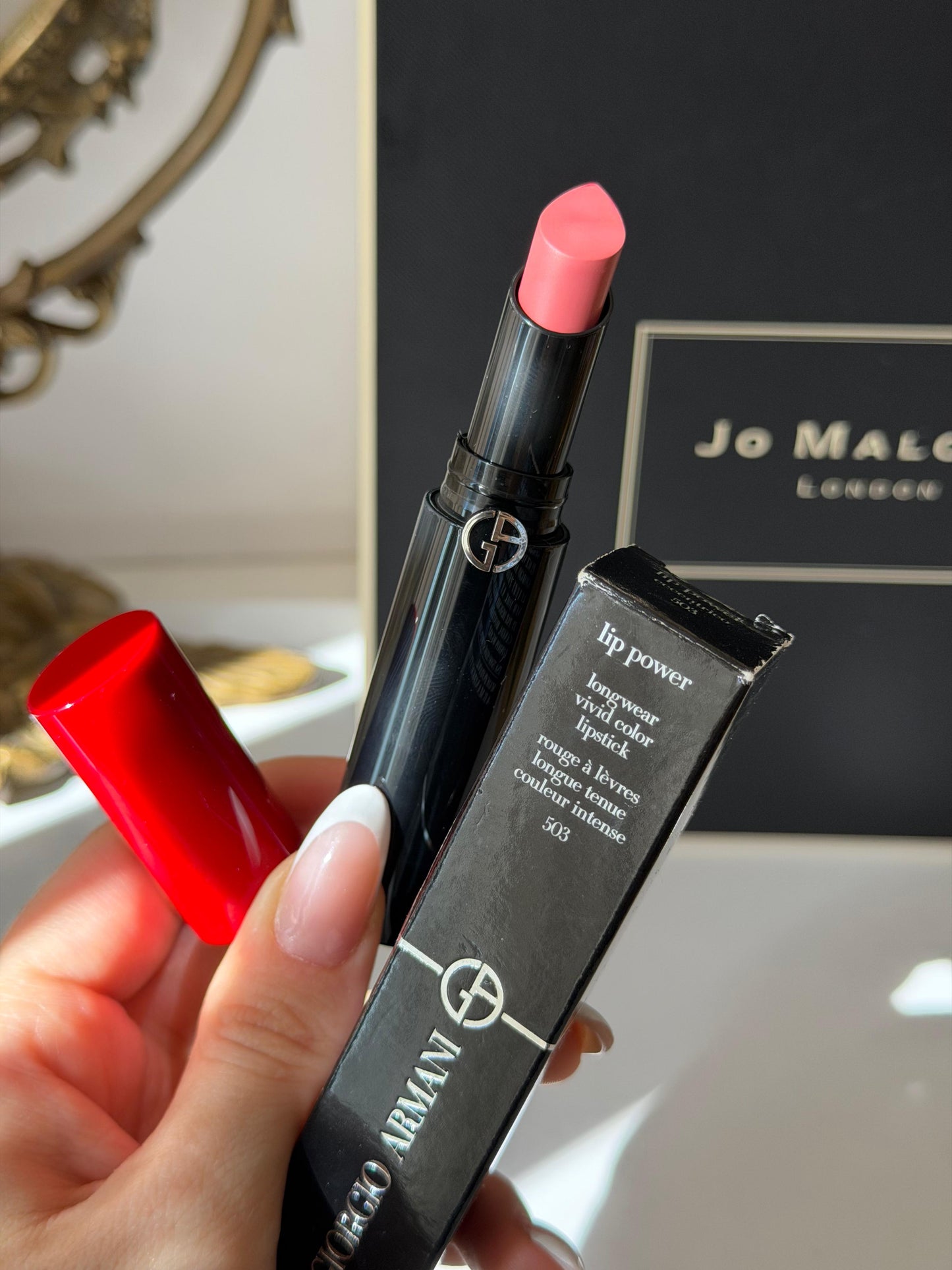 ARMANI Lip Power Longwear Vivid Color Lipstick (503)