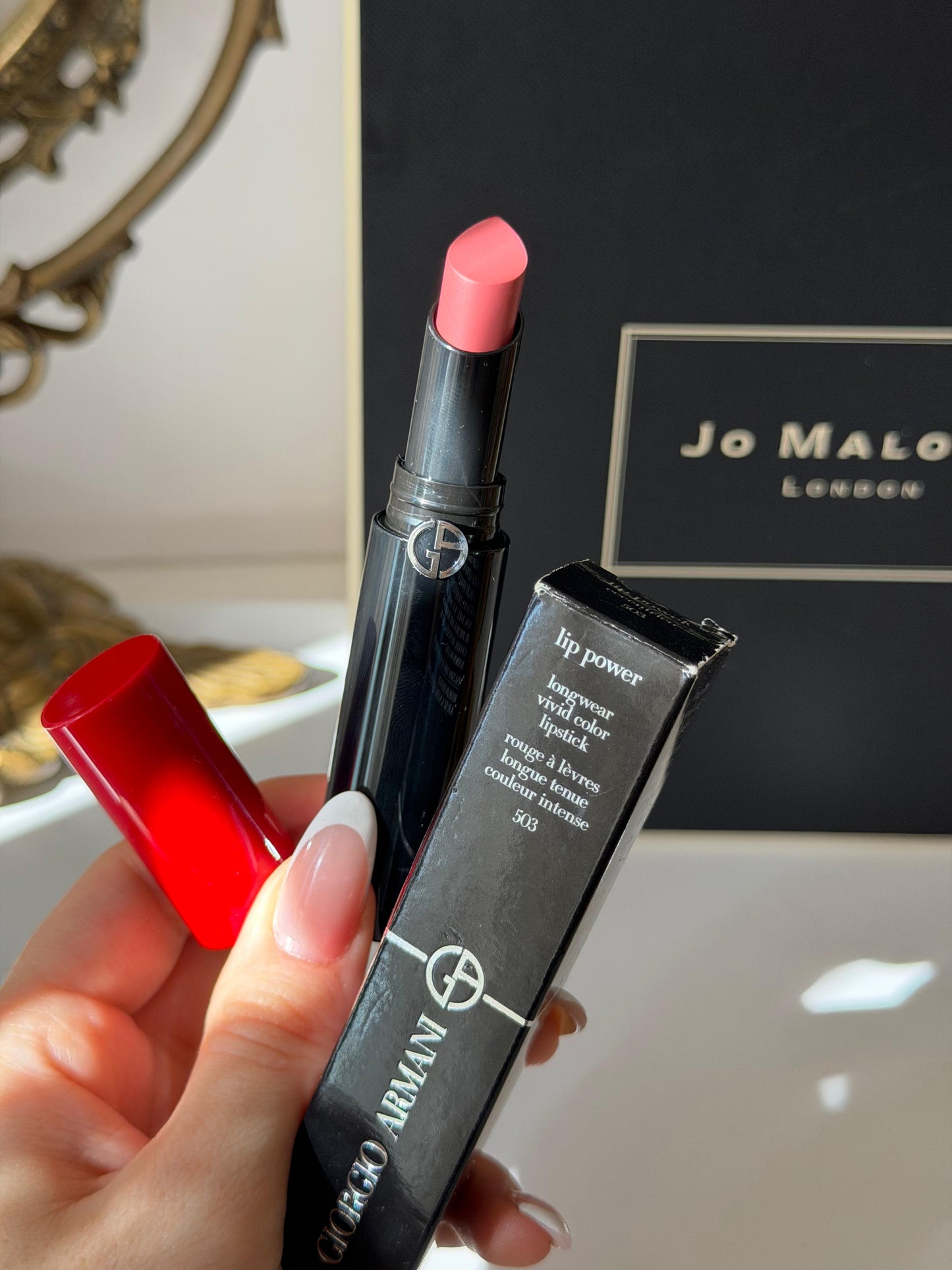 ARMANI Lip Power Longwear Vivid Color Lipstick (503)