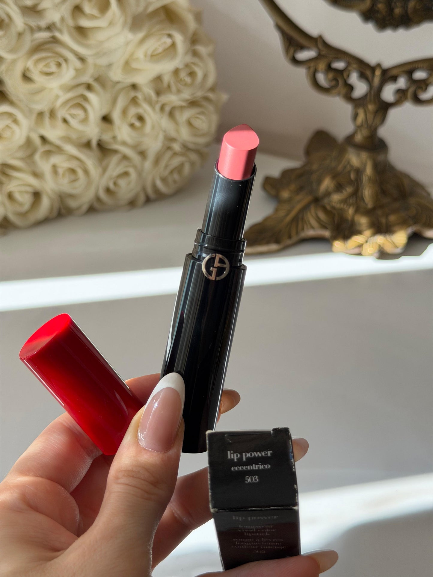 ARMANI Lip Power Longwear Vivid Color Lipstick (503)