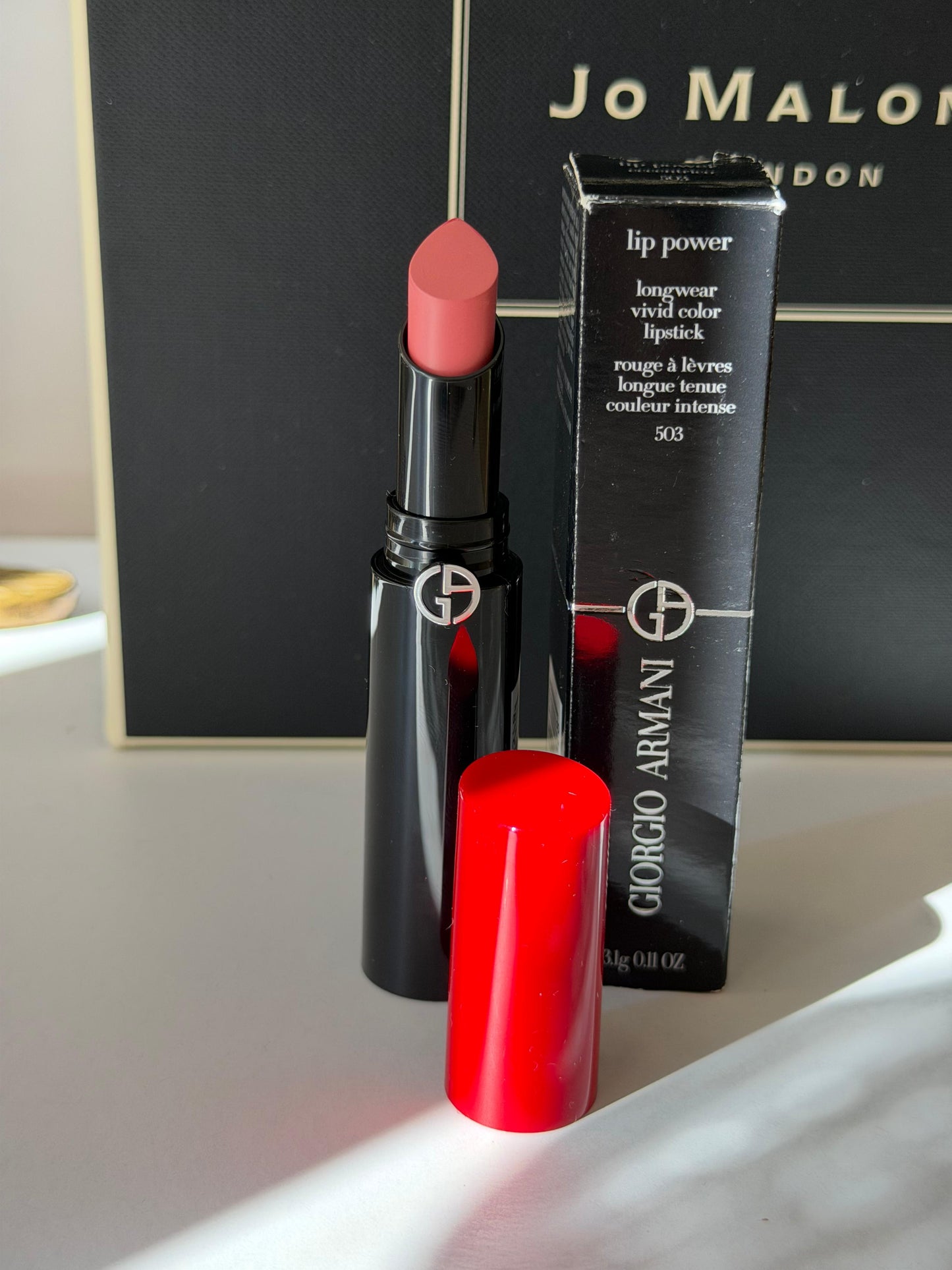 ARMANI Lip Power Longwear Vivid Color Lipstick (503)