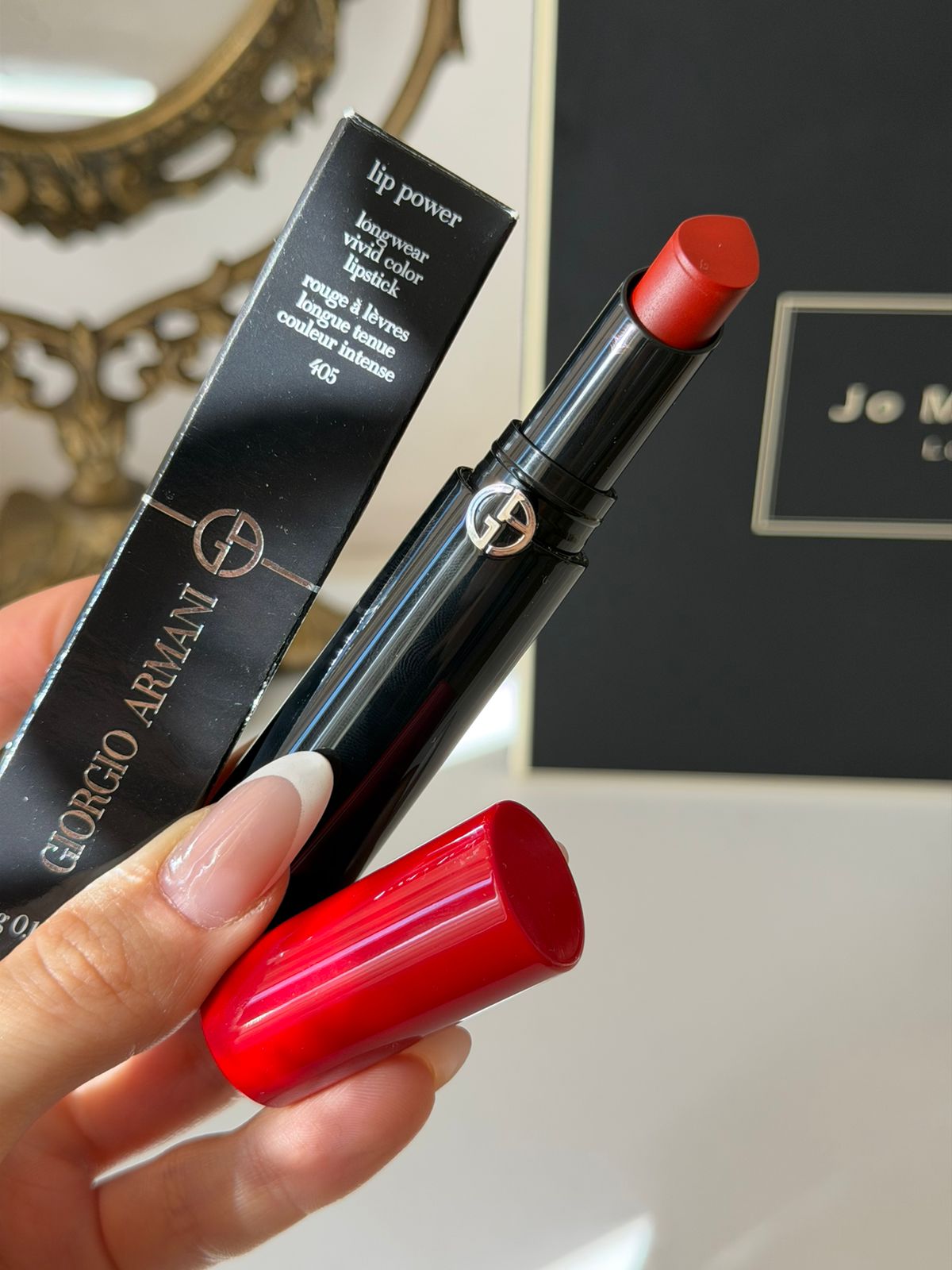 ARMANI Lip Power Longwear Vivid Color Lipstick (405)