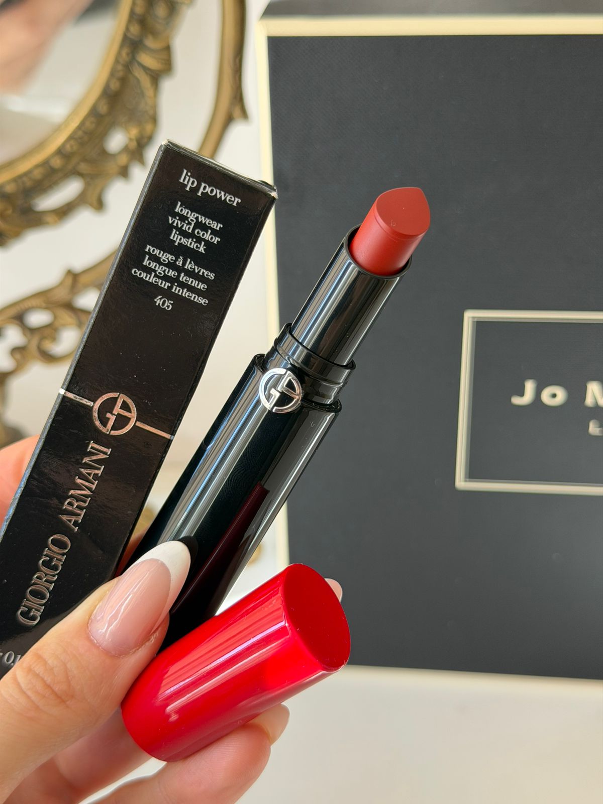 ARMANI Lip Power Longwear Vivid Color Lipstick (405)