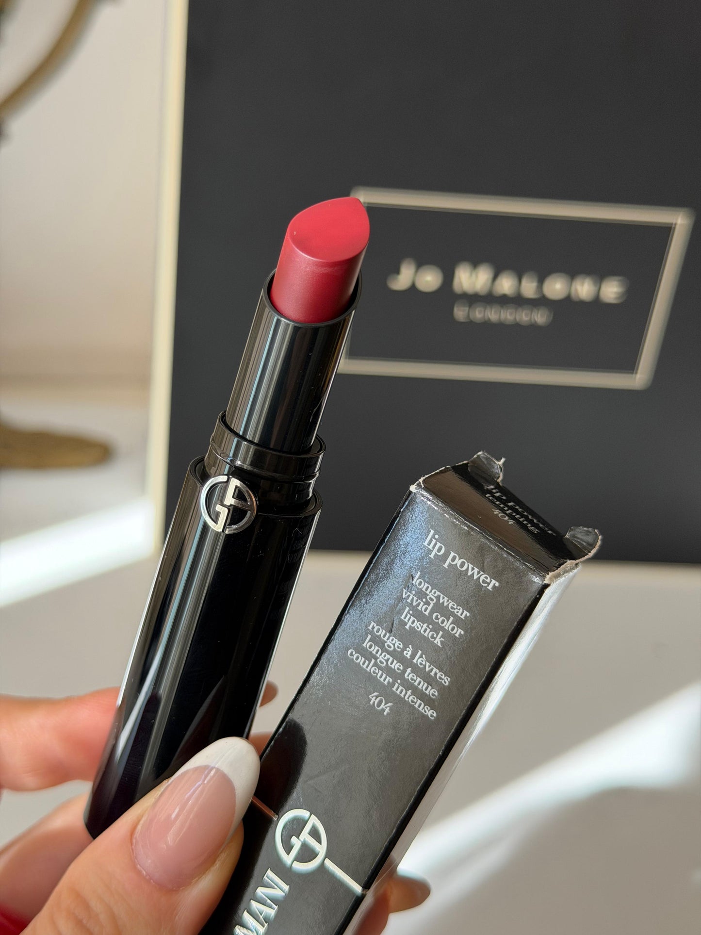 ARMANI Lip Power Longwear Vivid Color Lipstick (404)