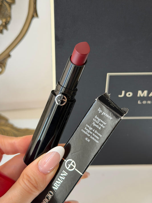 ARMANI Lip Power Longwear Vivid Color Lipstick (404)