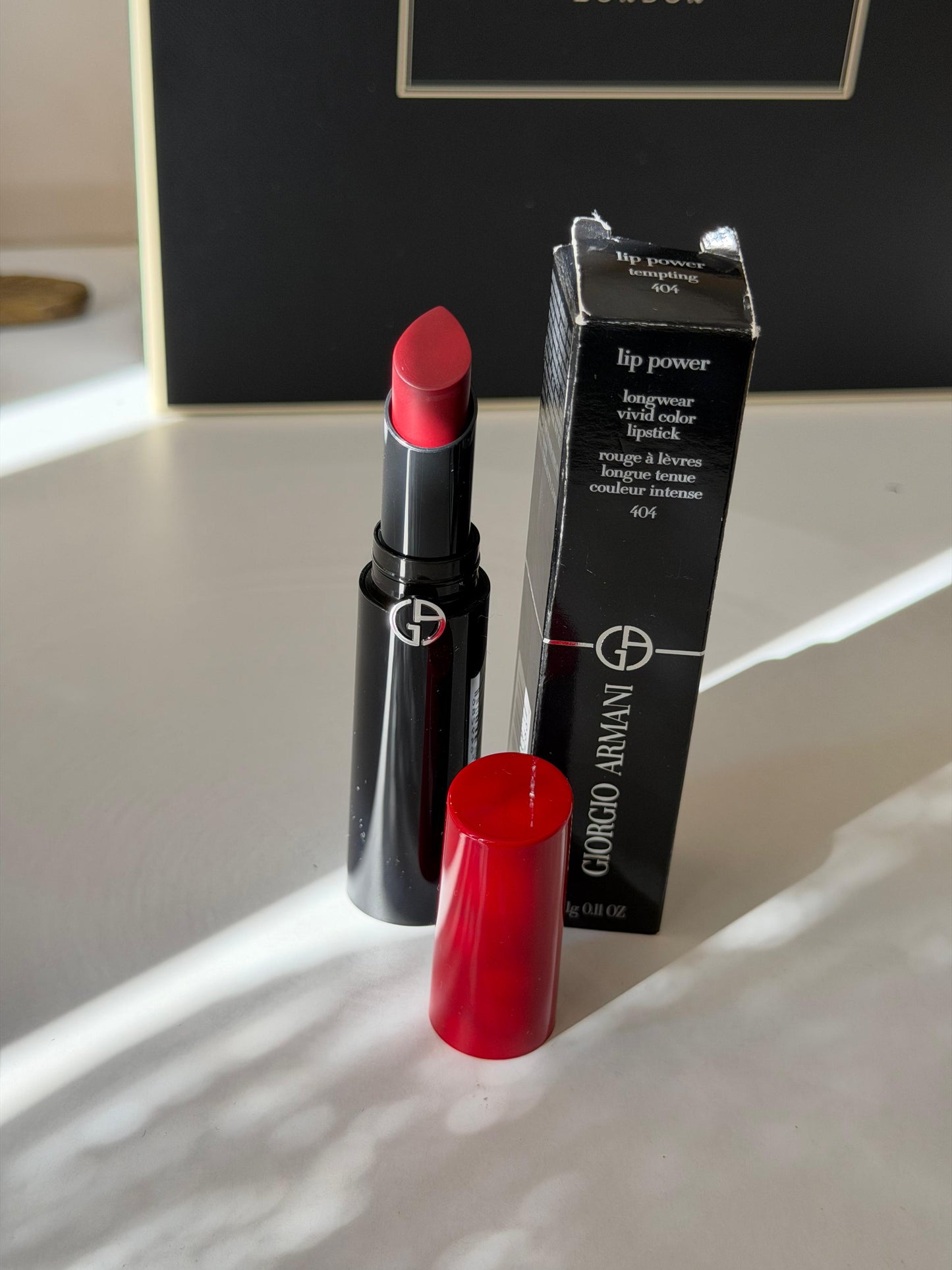 ARMANI Lip Power Longwear Vivid Color Lipstick (404)