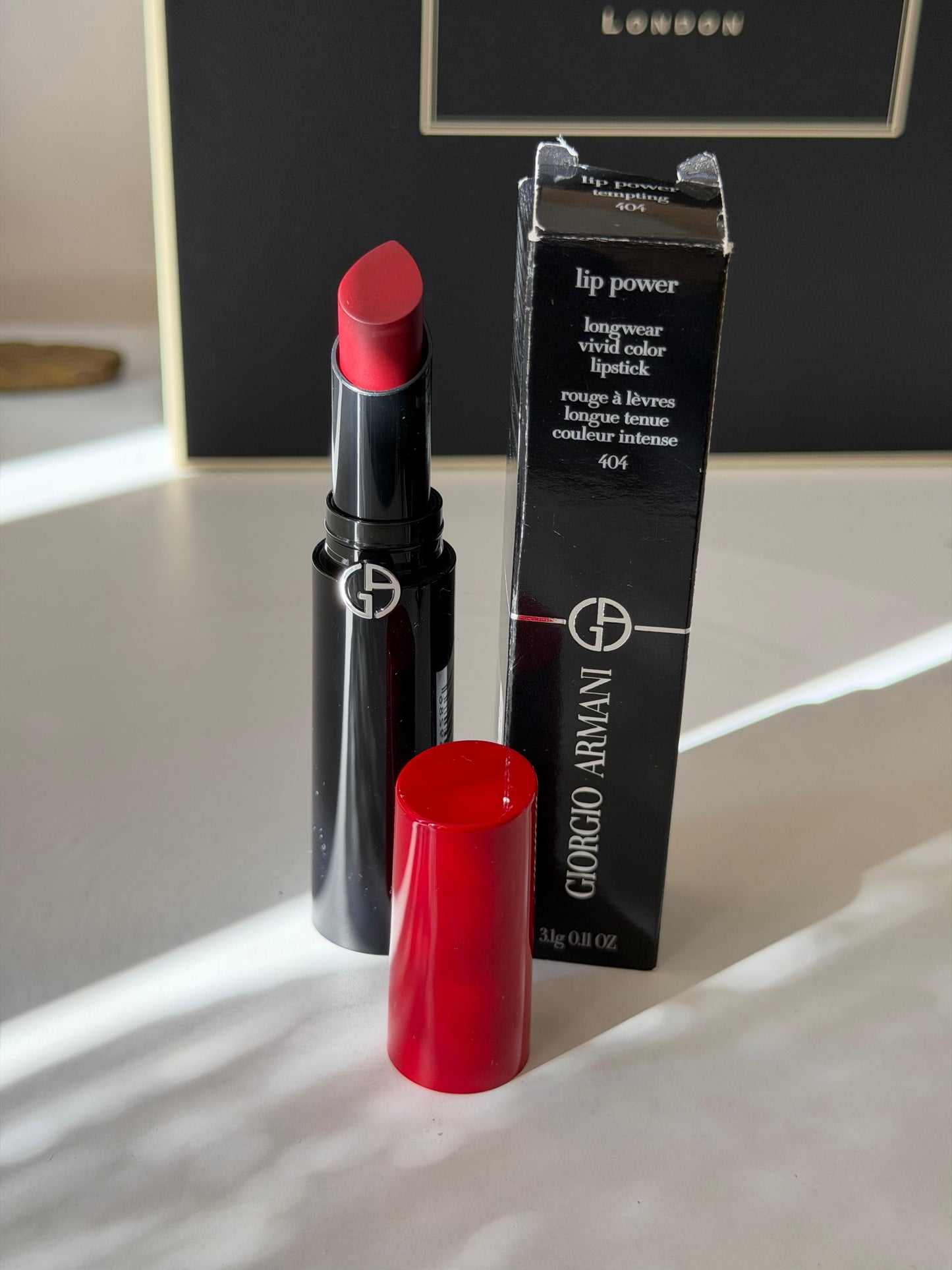 ARMANI Lip Power Longwear Vivid Color Lipstick (404)