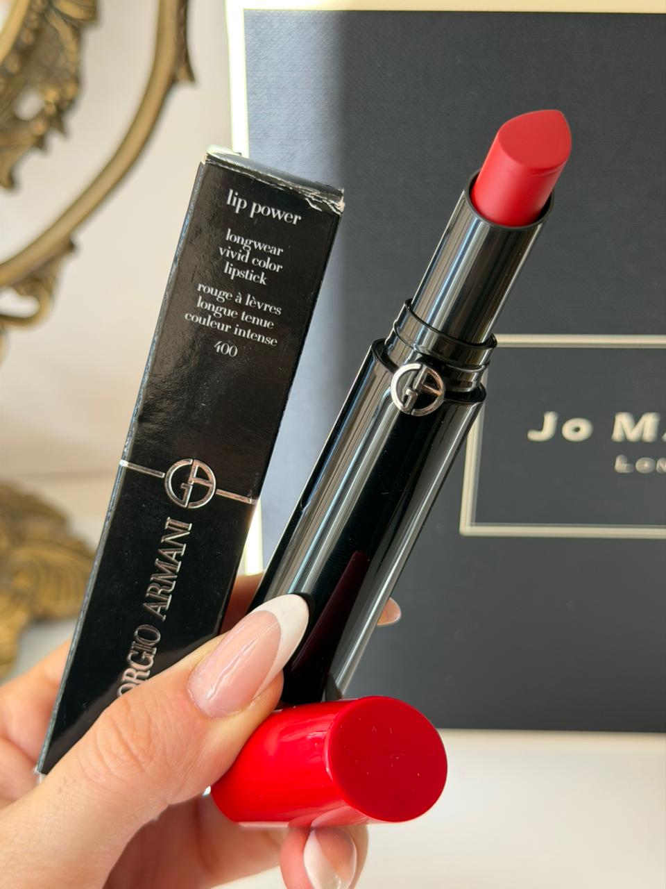 ARMANI Lip Power Longwear Vivid Color Lipstick (400)