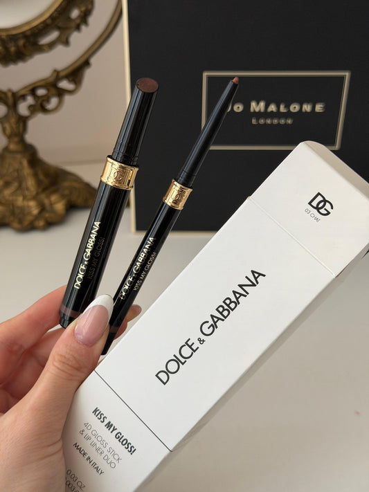 DOLCE&GABBANA Kiss My Gloss!
4D Gloss Stick & Lip Liner Duo (03)
