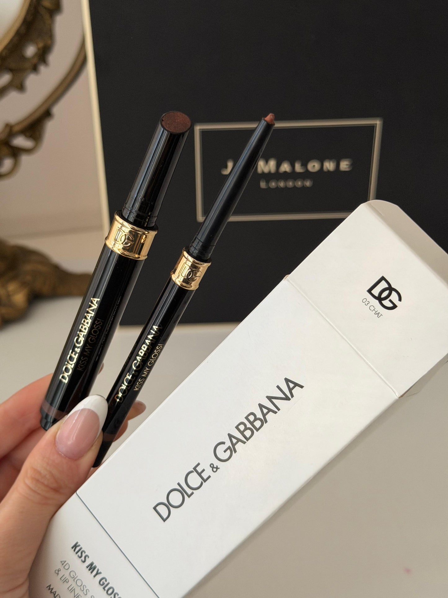 DOLCE&GABBANA Kiss My Gloss!
4D Gloss Stick & Lip Liner Duo (03)