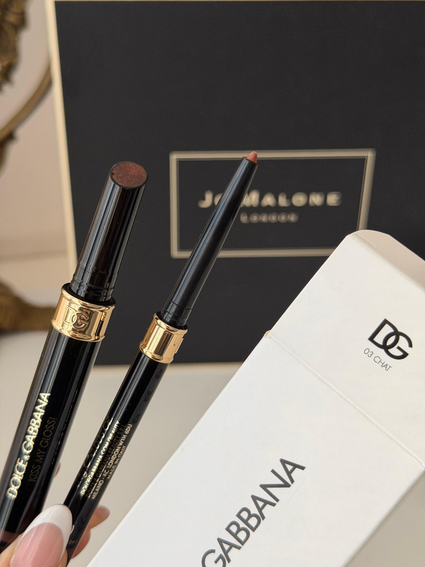 DOLCE&GABBANA Kiss My Gloss!
4D Gloss Stick & Lip Liner Duo (03)