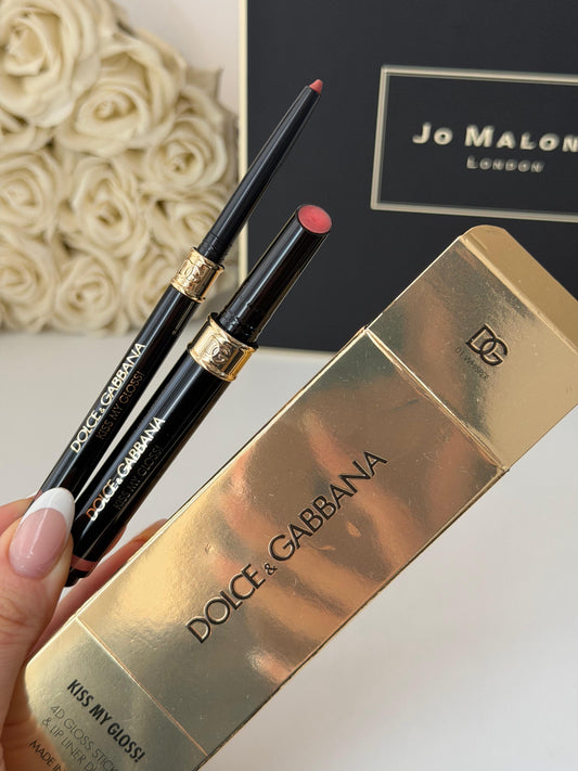 DOLCE&GABBANA Kiss My Gloss!
4D Gloss Stick & Lip Liner Duo (01)