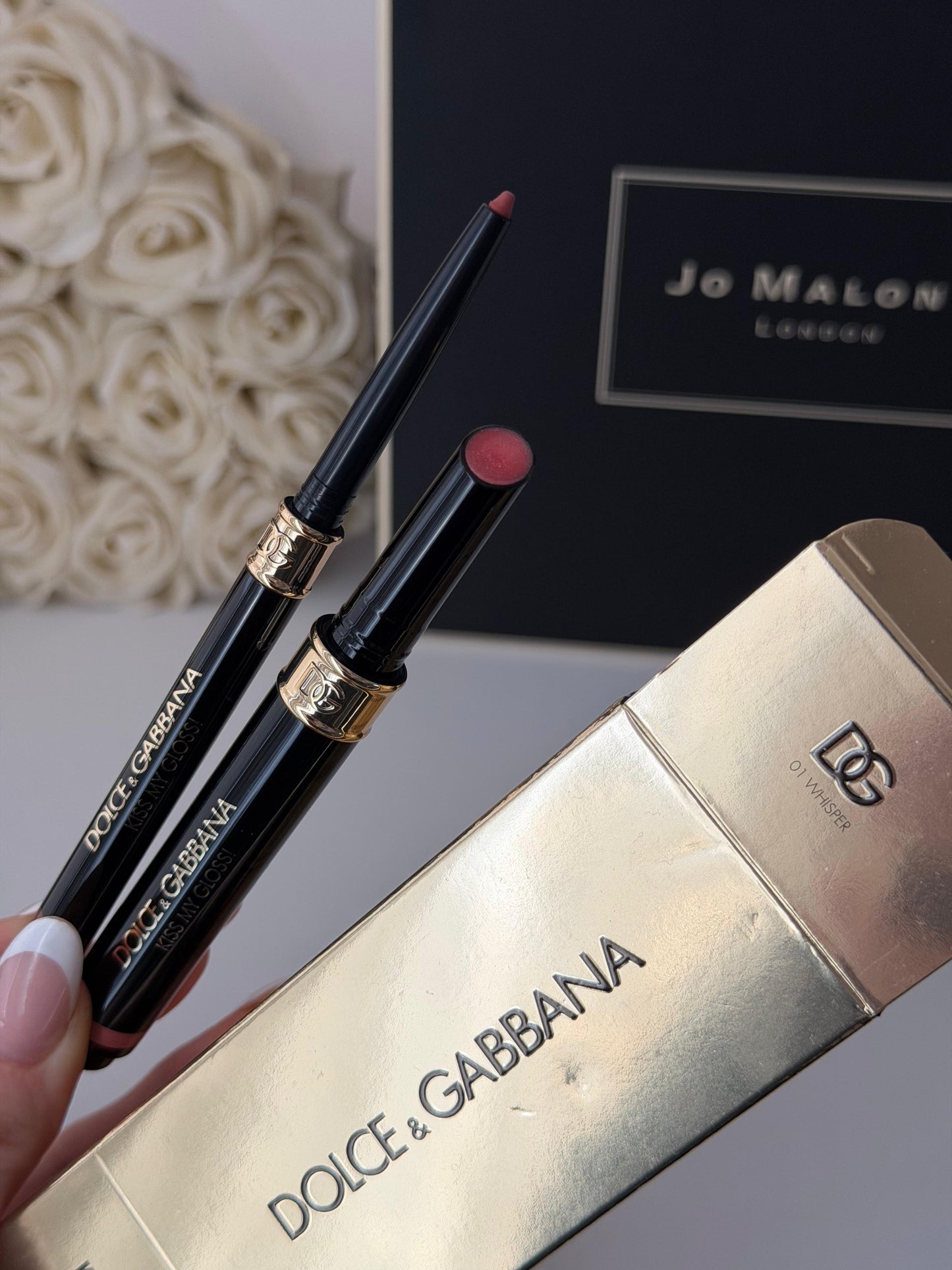 DOLCE&GABBANA Kiss My Gloss!
4D Gloss Stick & Lip Liner Duo (01)