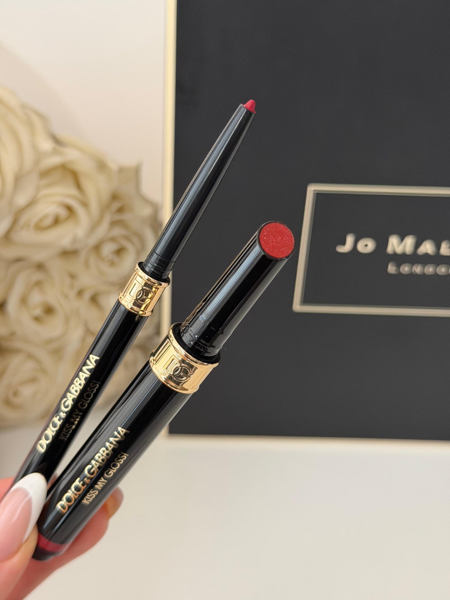 DOLCE&GABBANA Kiss My Gloss!
4D Gloss Stick & Lip Liner Duo (05)