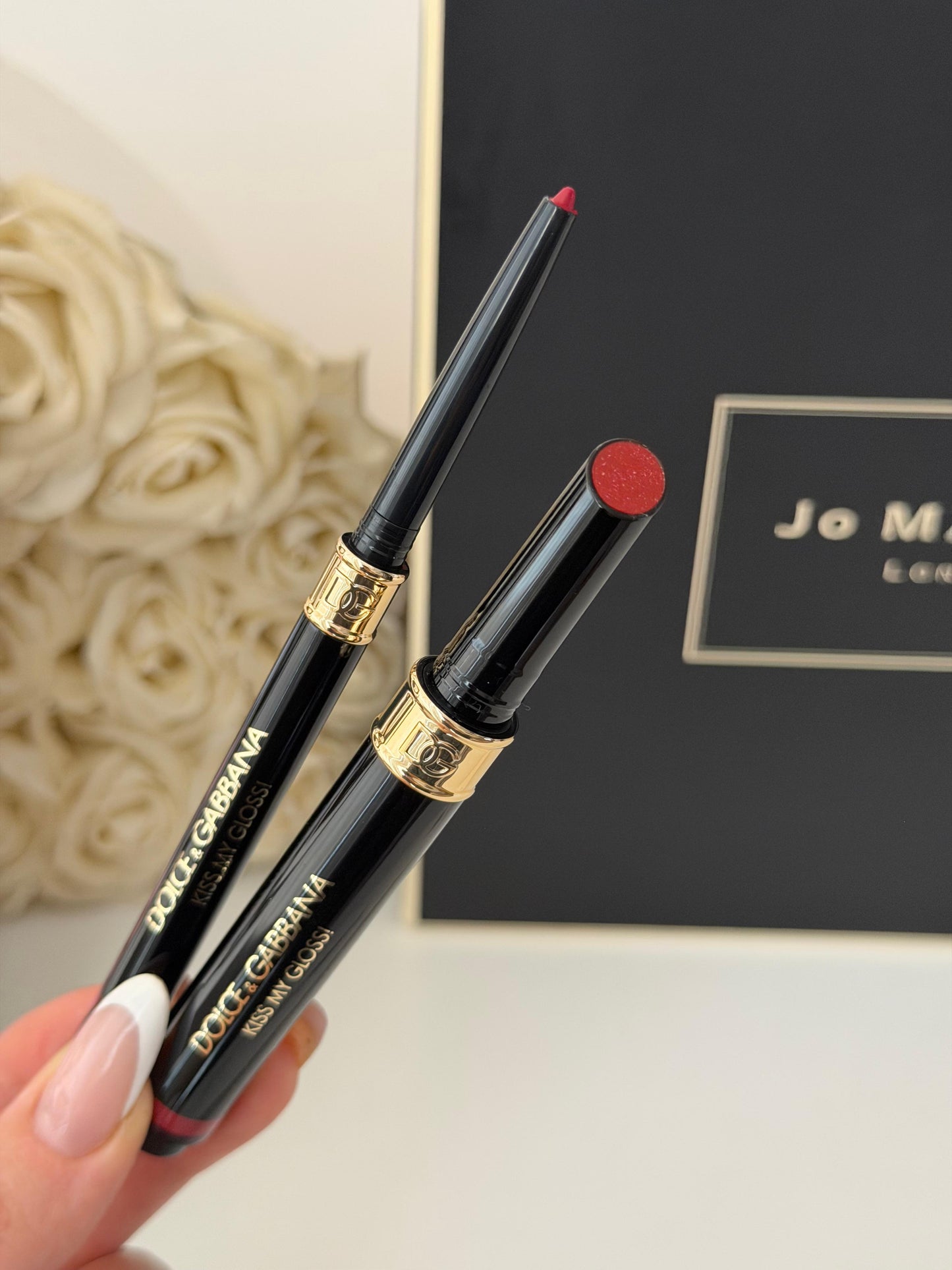 DOLCE&GABBANA Kiss My Gloss!
4D Gloss Stick & Lip Liner Duo (05)