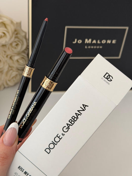 DOLCE&GABBANA Kiss My Gloss!
4D Gloss Stick & Lip Liner Duo (01)