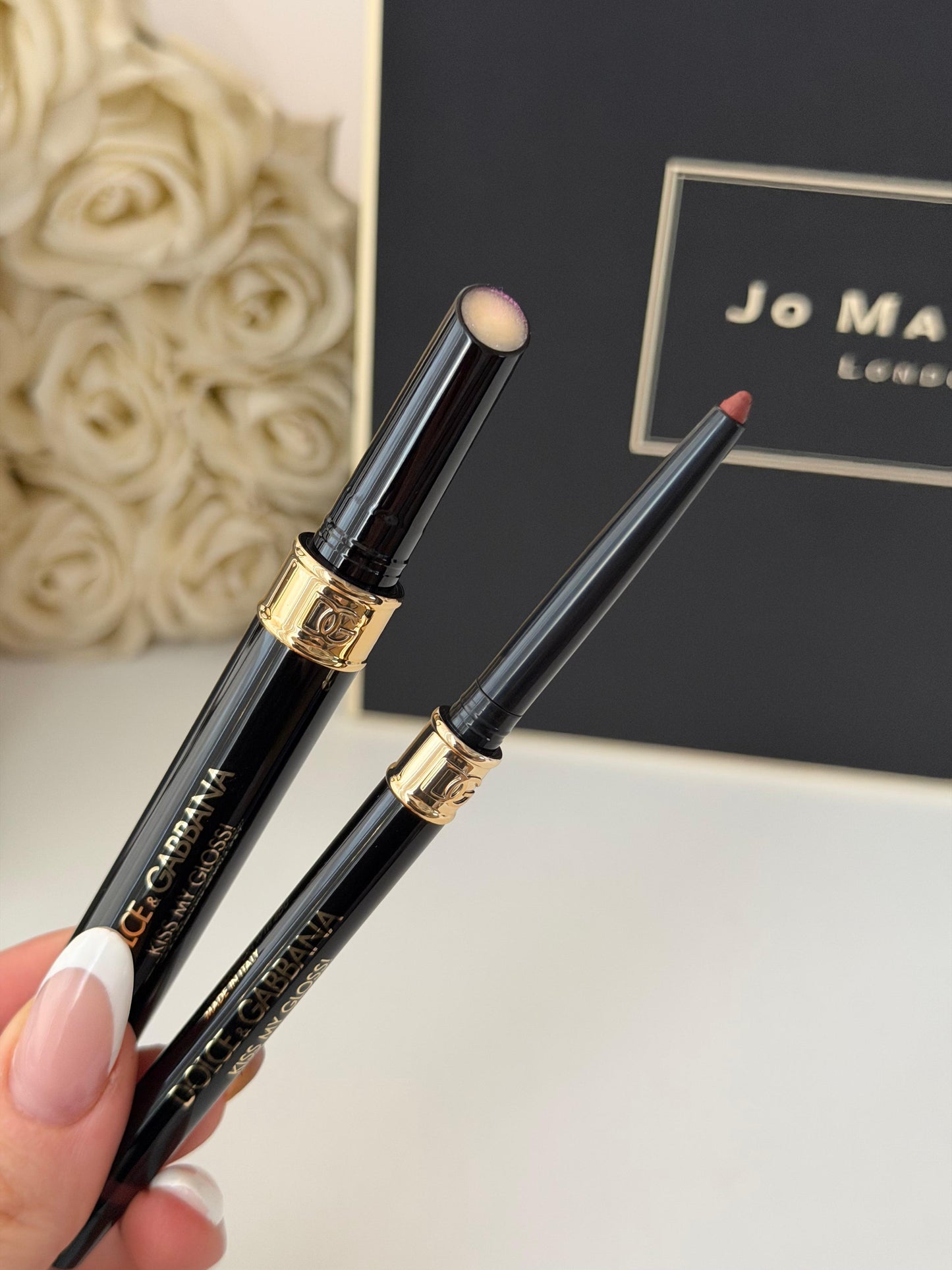 DOLCE&GABBANA Kiss My Gloss!
4D Gloss Stick & Lip Liner Duo (04)