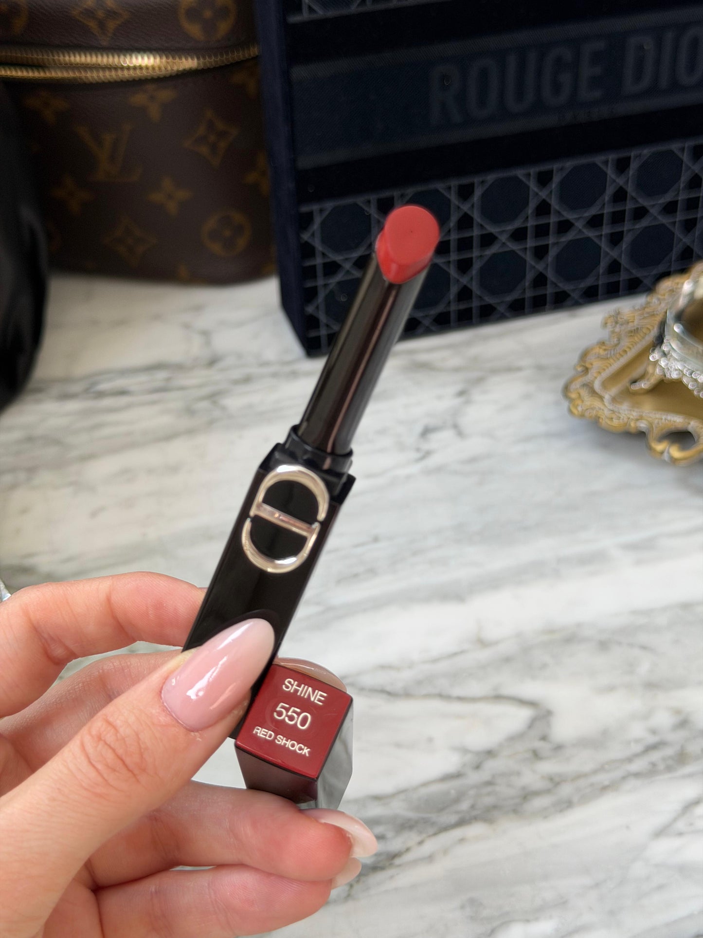 DIOR On Stage Coated Shine Lipstick (550) - Ultra Wear, Intense Comfort