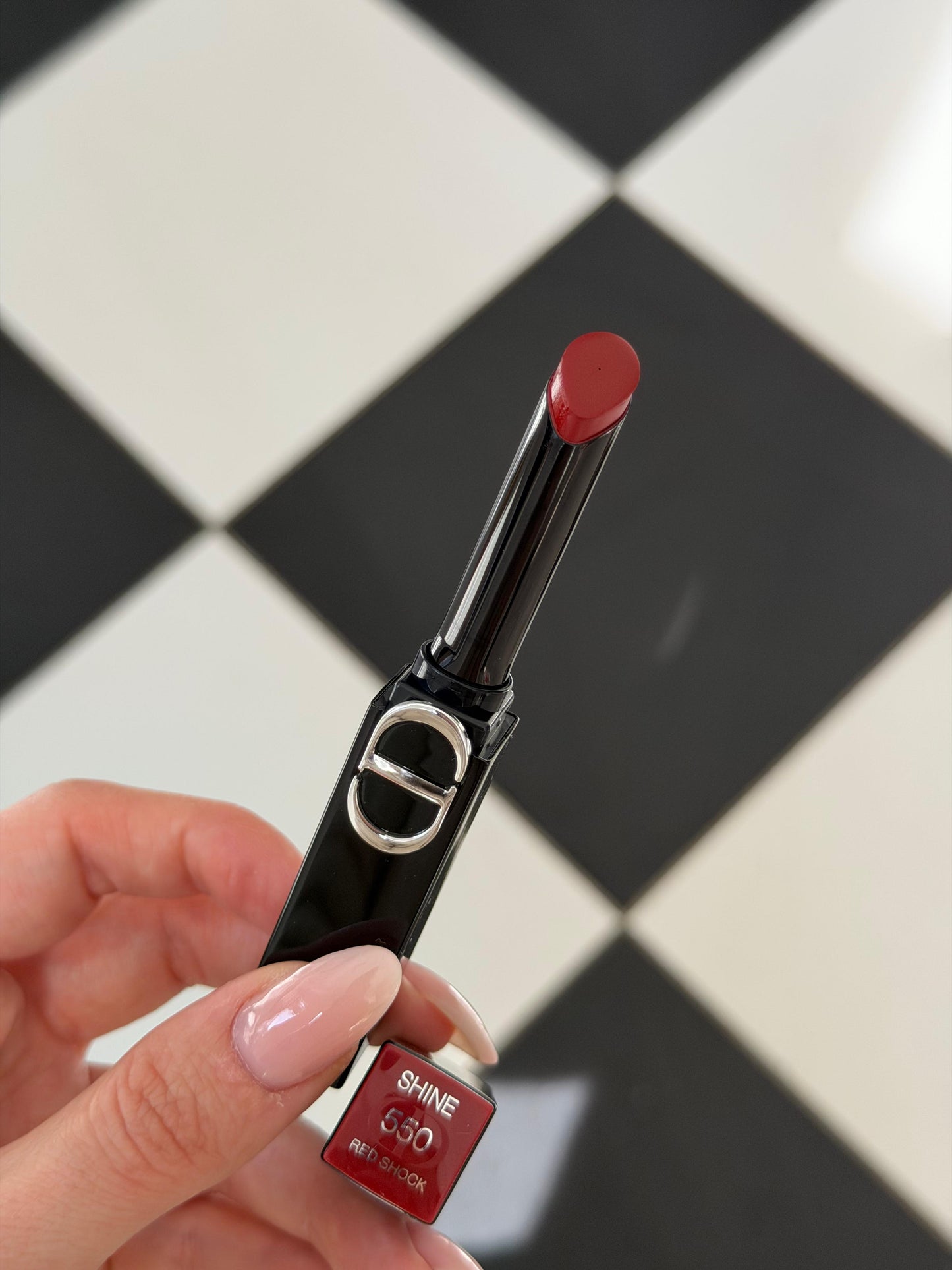 DIOR On Stage Coated Shine Lipstick (550) - Ultra Wear, Intense Comfort