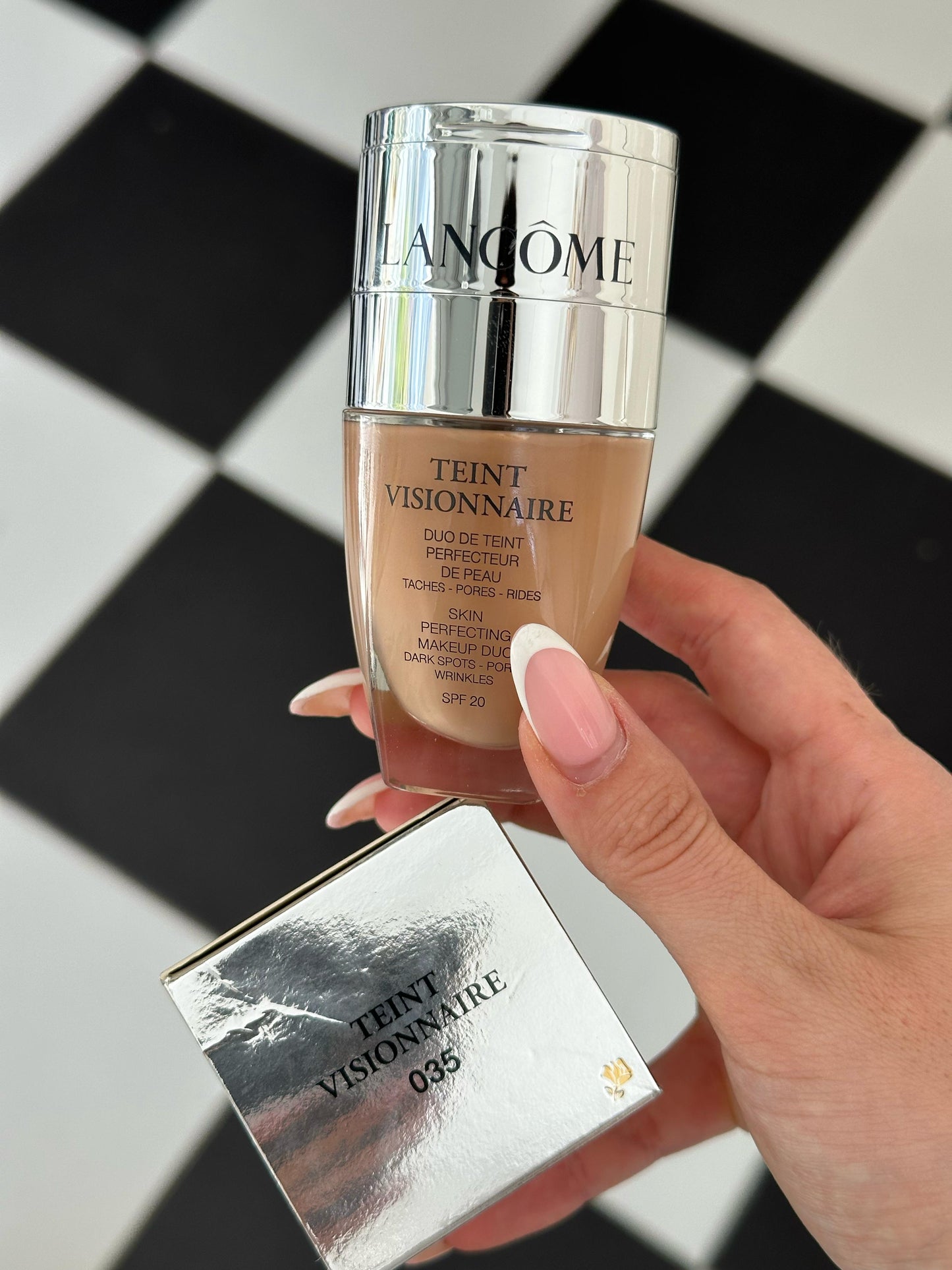 LANCÔME Teint Visionnaire
Skin Perfecting Foundation Makeup Duo - Dark Spotes, Pores, Wrinkles