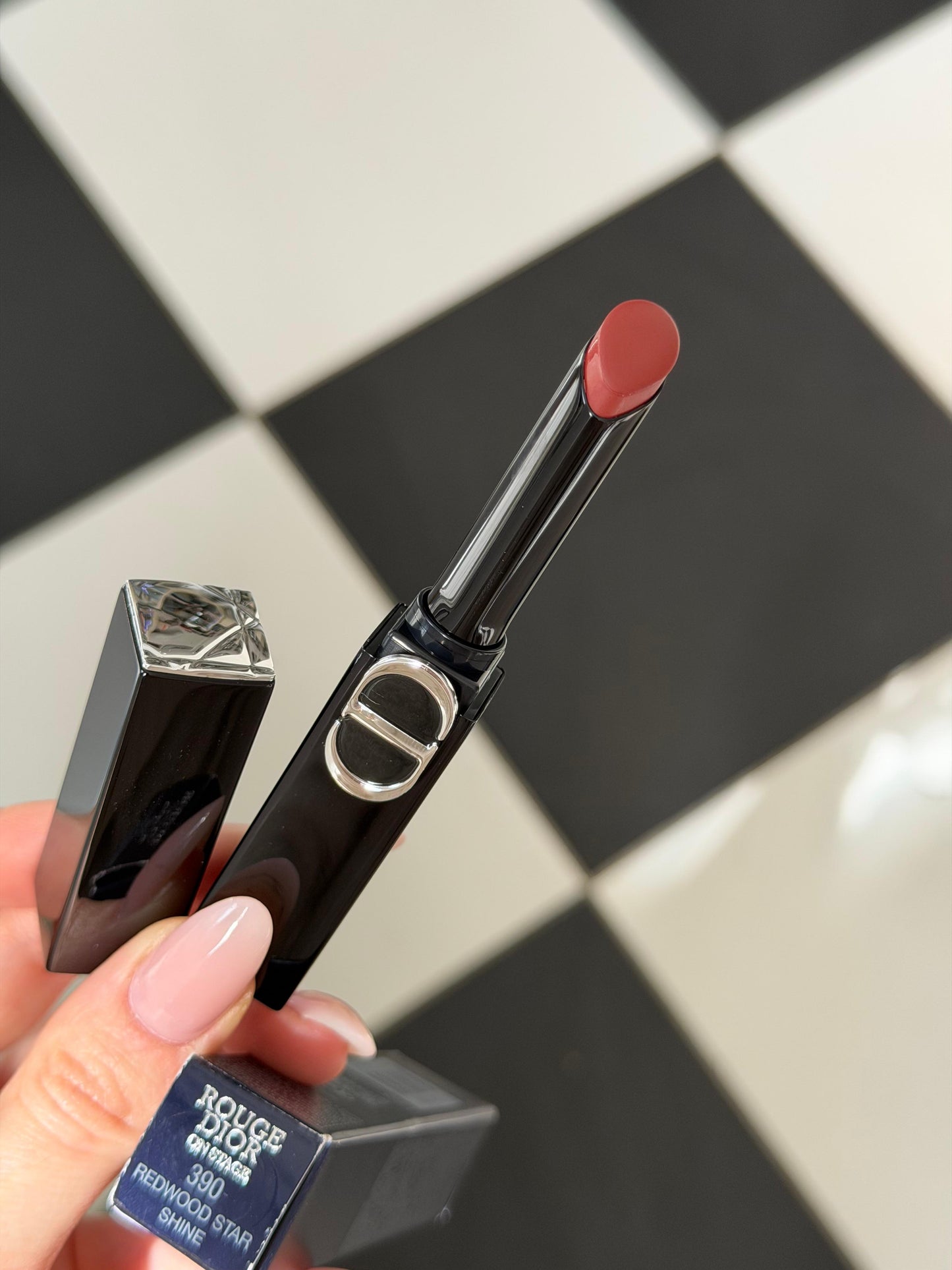 DIOR On Stage Coated Shine Lipstick (390) - Ultra Wear, Intense Comfort
