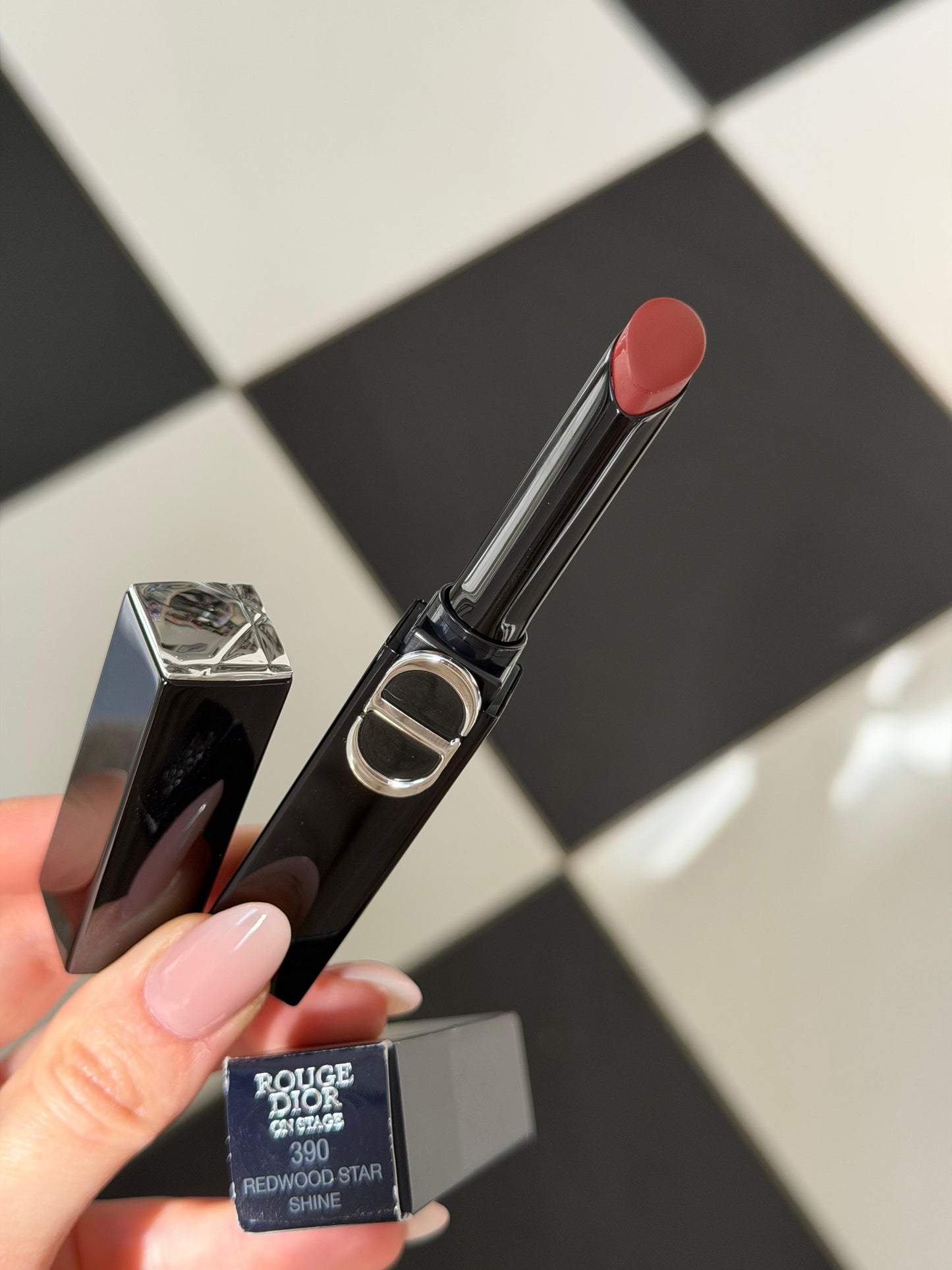 DIOR On Stage Coated Shine Lipstick (390) - Ultra Wear, Intense Comfort