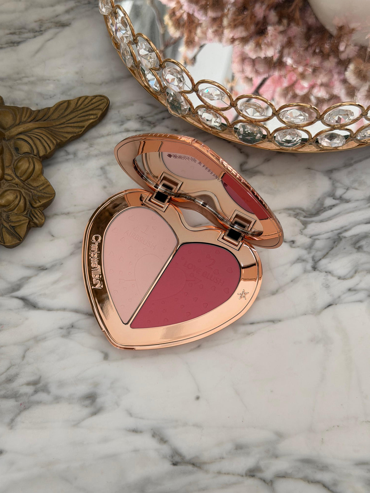 CHARLOTTE TILBURY Beauty Soulmates Face Palette Blush & Powder - Flawless Pink