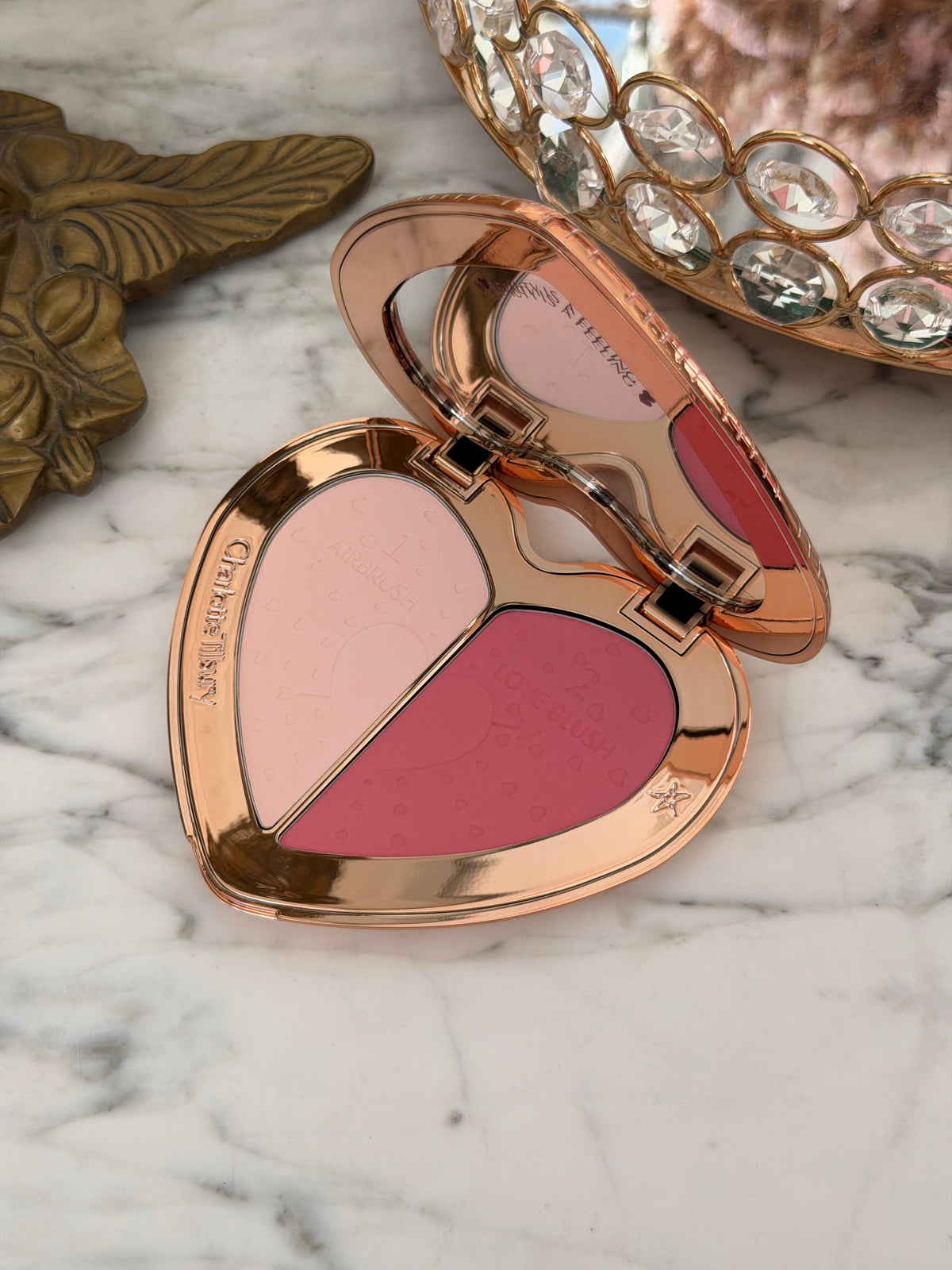 CHARLOTTE TILBURY Beauty Soulmates Face Palette Blush & Powder - Flawless Pink