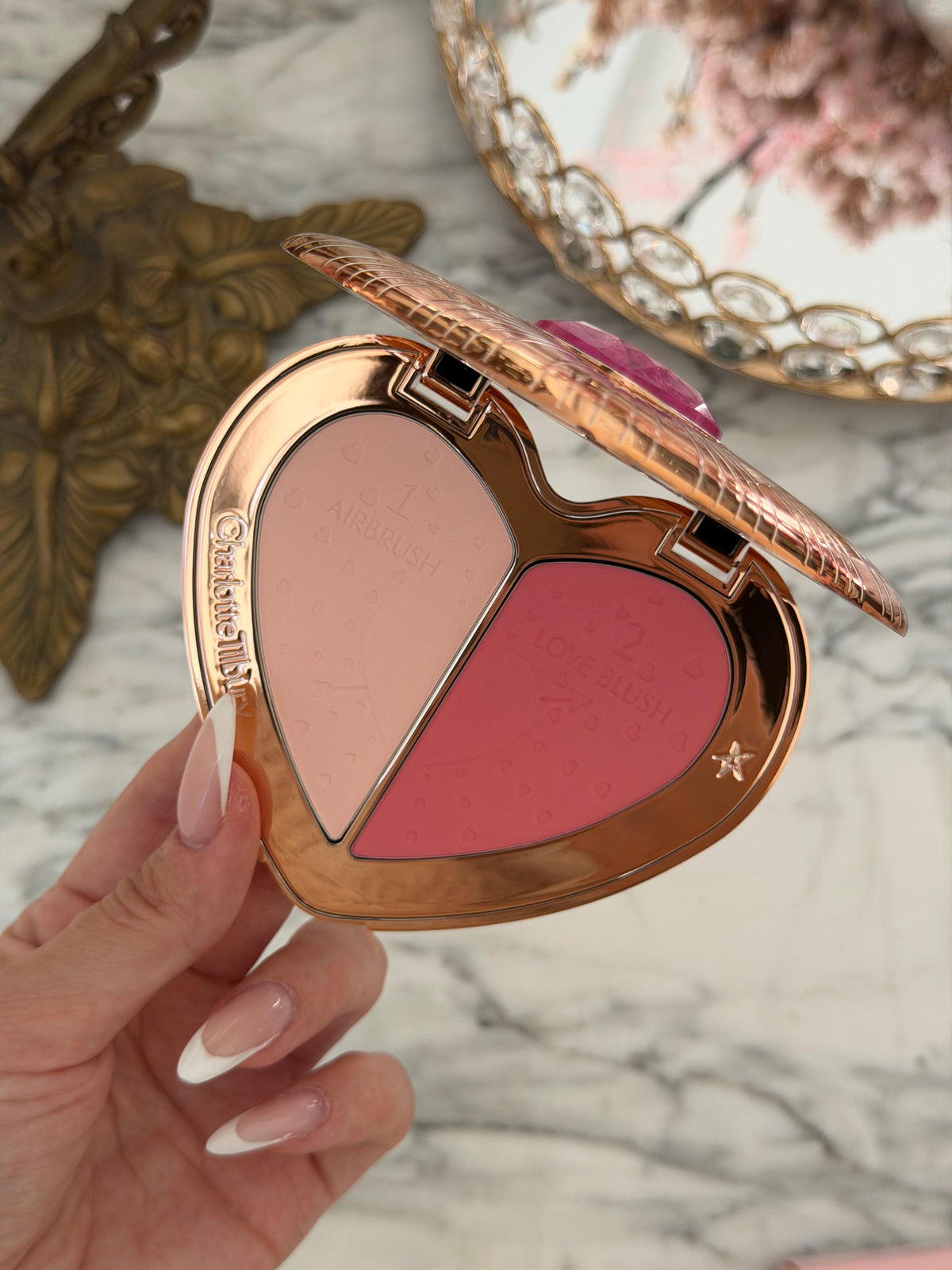 CHARLOTTE TILBURY Beauty Soulmates Face Palette Blush & Powder - Flawless Pink
