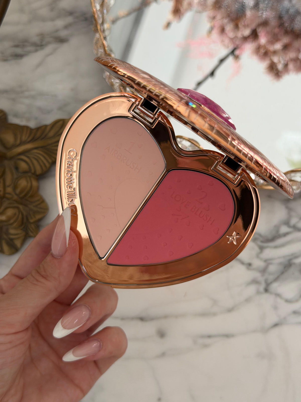 CHARLOTTE TILBURY Beauty Soulmates Face Palette Blush & Powder - Flawless Pink