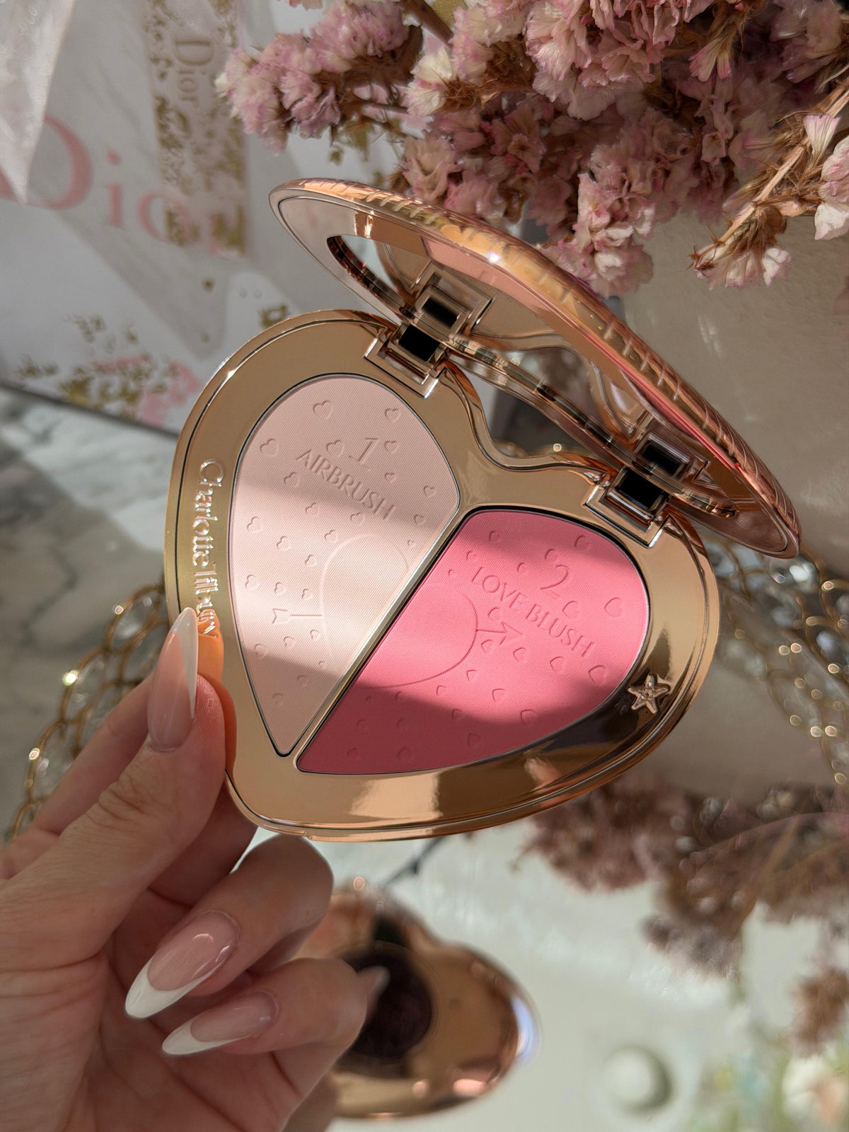CHARLOTTE TILBURY Beauty Soulmates Face Palette Blush & Powder - Flawless Pink