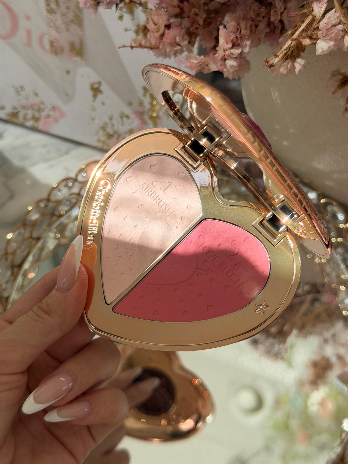CHARLOTTE TILBURY Beauty Soulmates Face Palette Blush & Powder - Flawless Pink