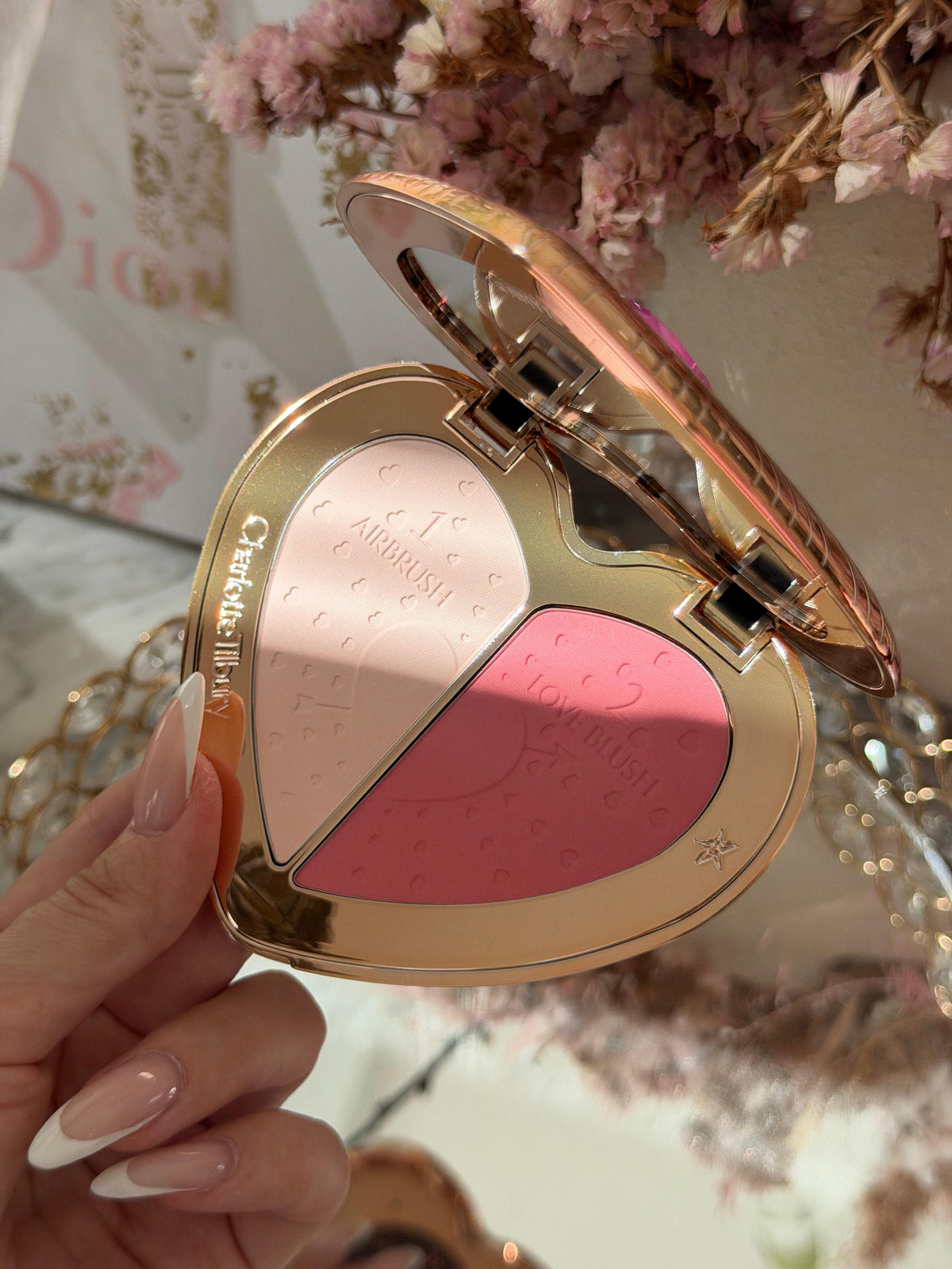 CHARLOTTE TILBURY Beauty Soulmates Face Palette Blush & Powder - Flawless Pink