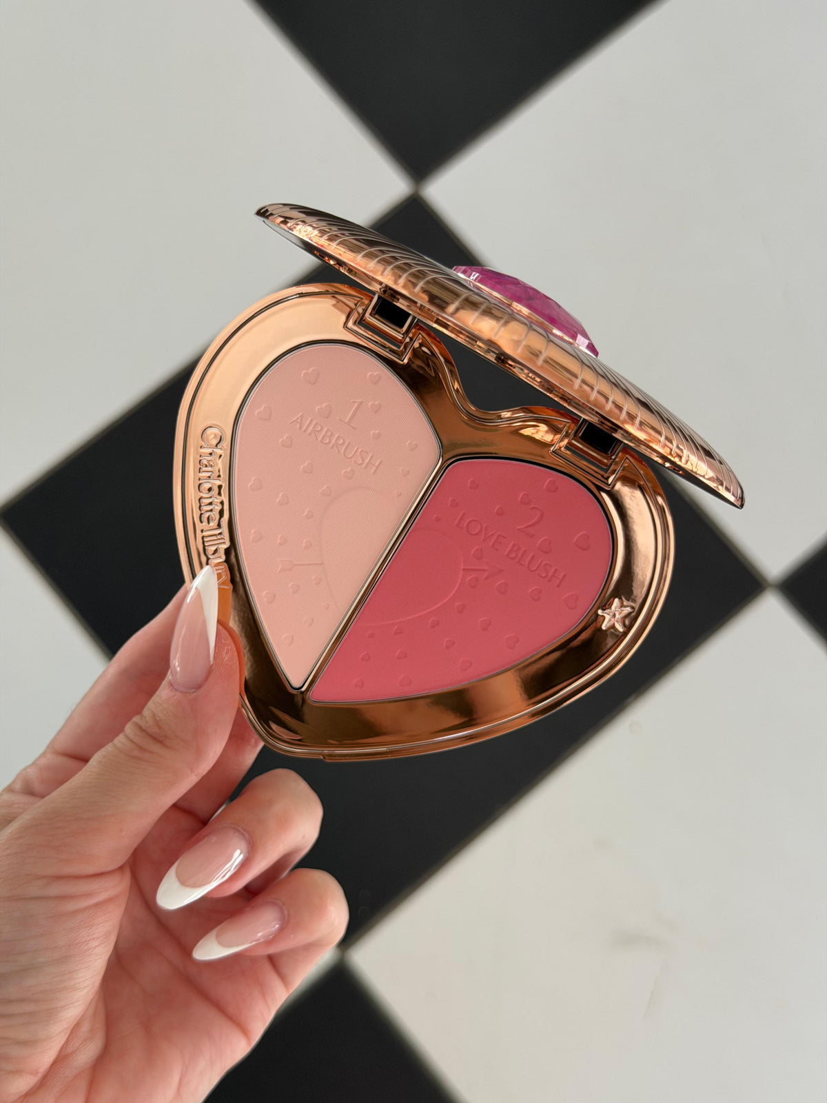 CHARLOTTE TILBURY Beauty Soulmates Face Palette Blush & Powder - Flawless Pink