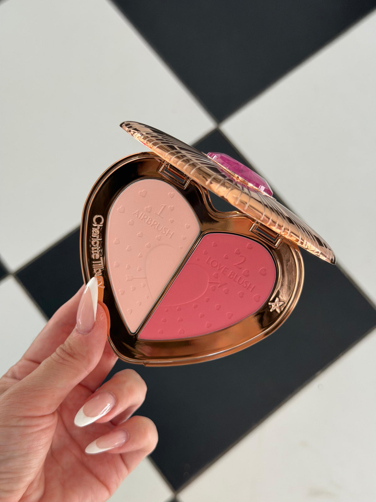 CHARLOTTE TILBURY Beauty Soulmates Face Palette Blush & Powder - Flawless Pink