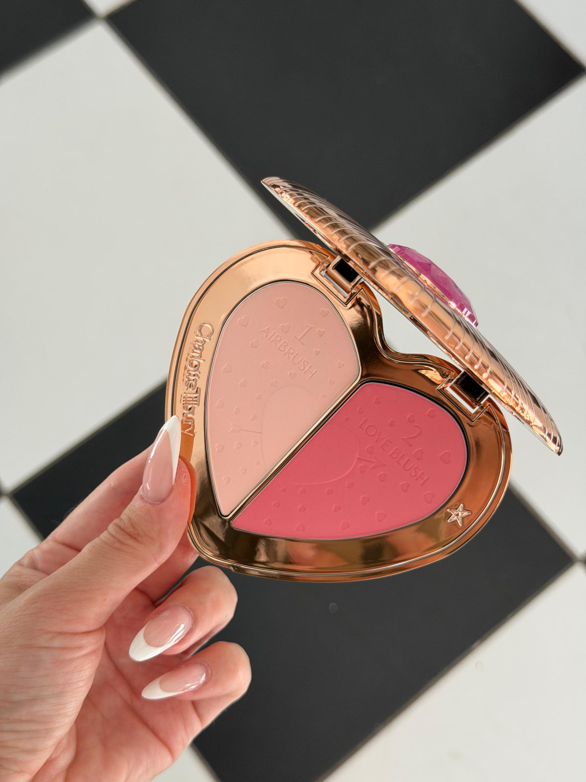CHARLOTTE TILBURY Beauty Soulmates Face Palette Blush & Powder - Flawless Pink