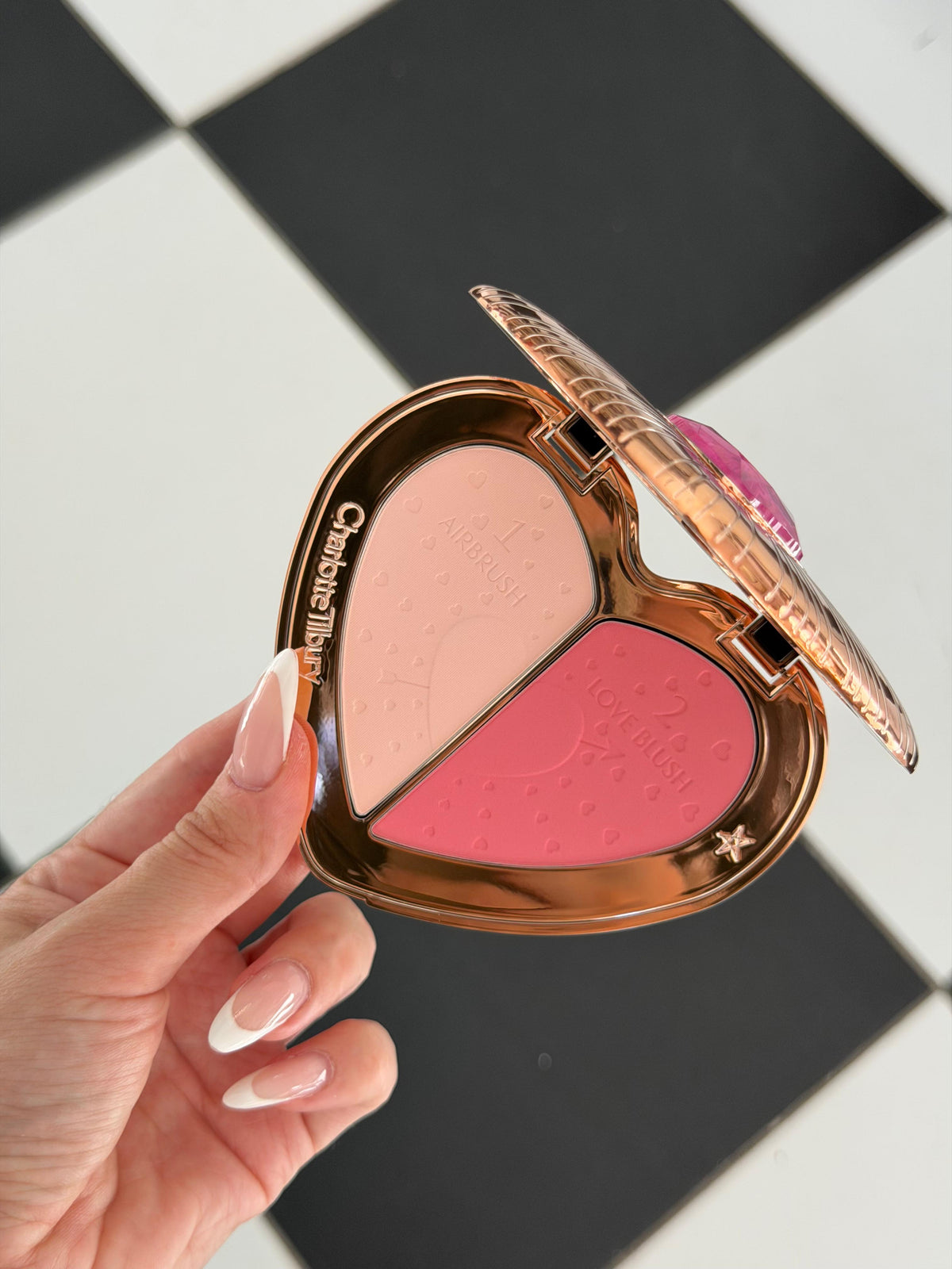 CHARLOTTE TILBURY Beauty Soulmates Face Palette Blush & Powder - Flawless Pink