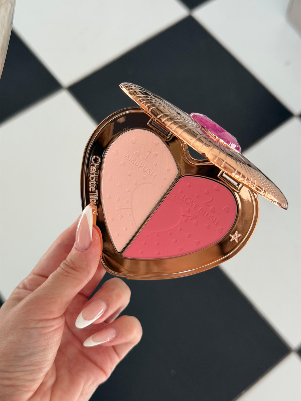 CHARLOTTE TILBURY Beauty Soulmates Face Palette Blush & Powder - Flawless Pink