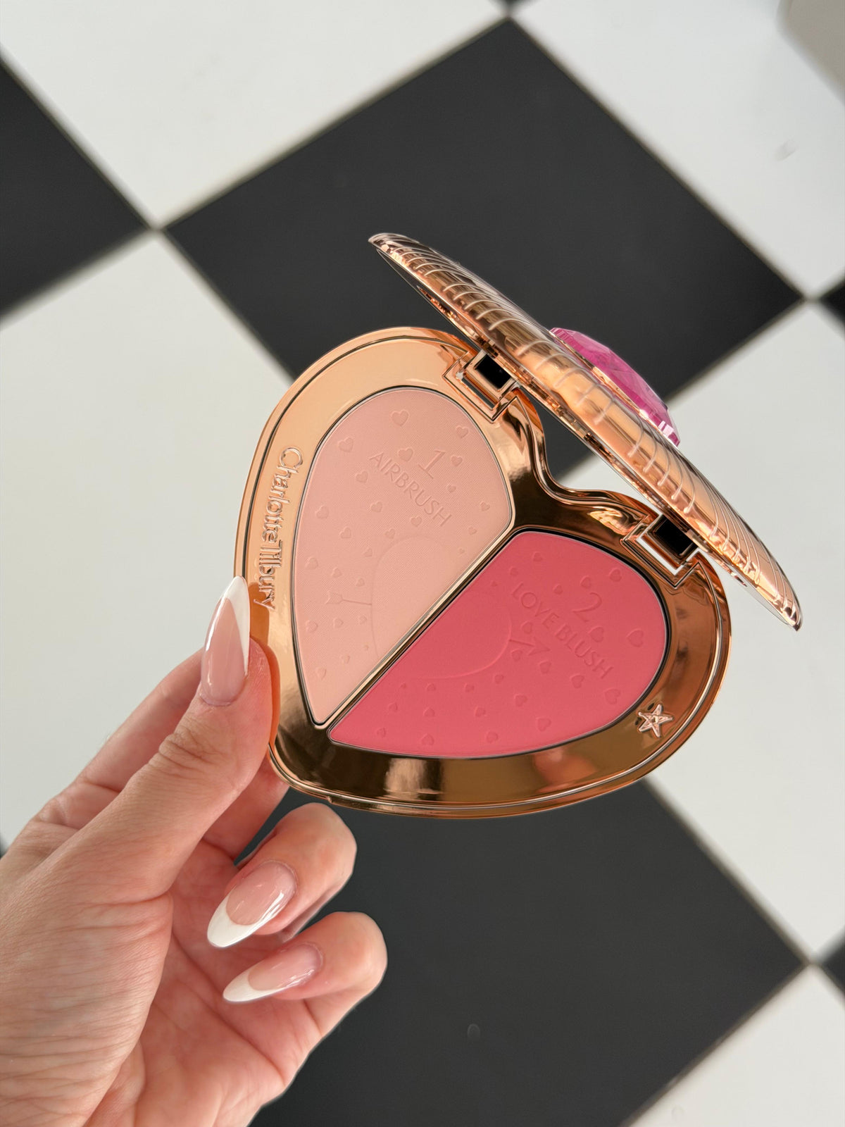 CHARLOTTE TILBURY Beauty Soulmates Face Palette Blush & Powder - Flawless Pink