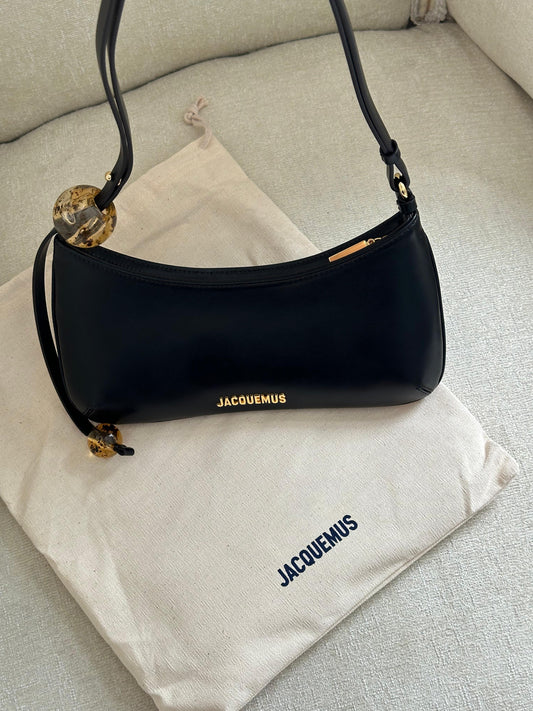 JACQUEMUS Bags - Le Bisou Perle - Black