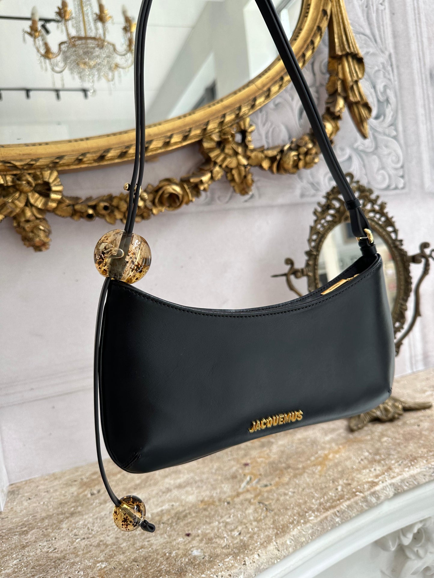 JACQUEMUS Bags - Le Bisou Perle - Black
