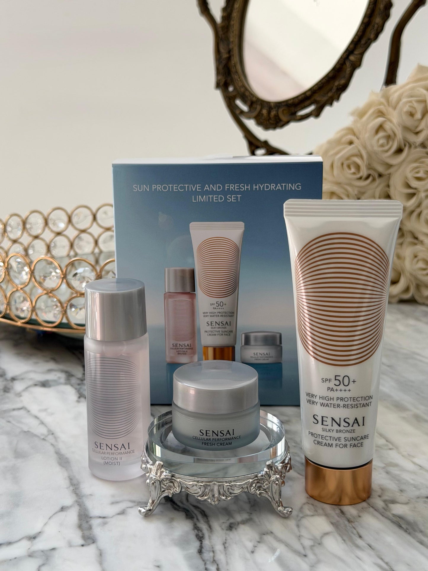 SENSAI Sun Protective And Fresh Hydrating Limited Edition Trio Gift Set