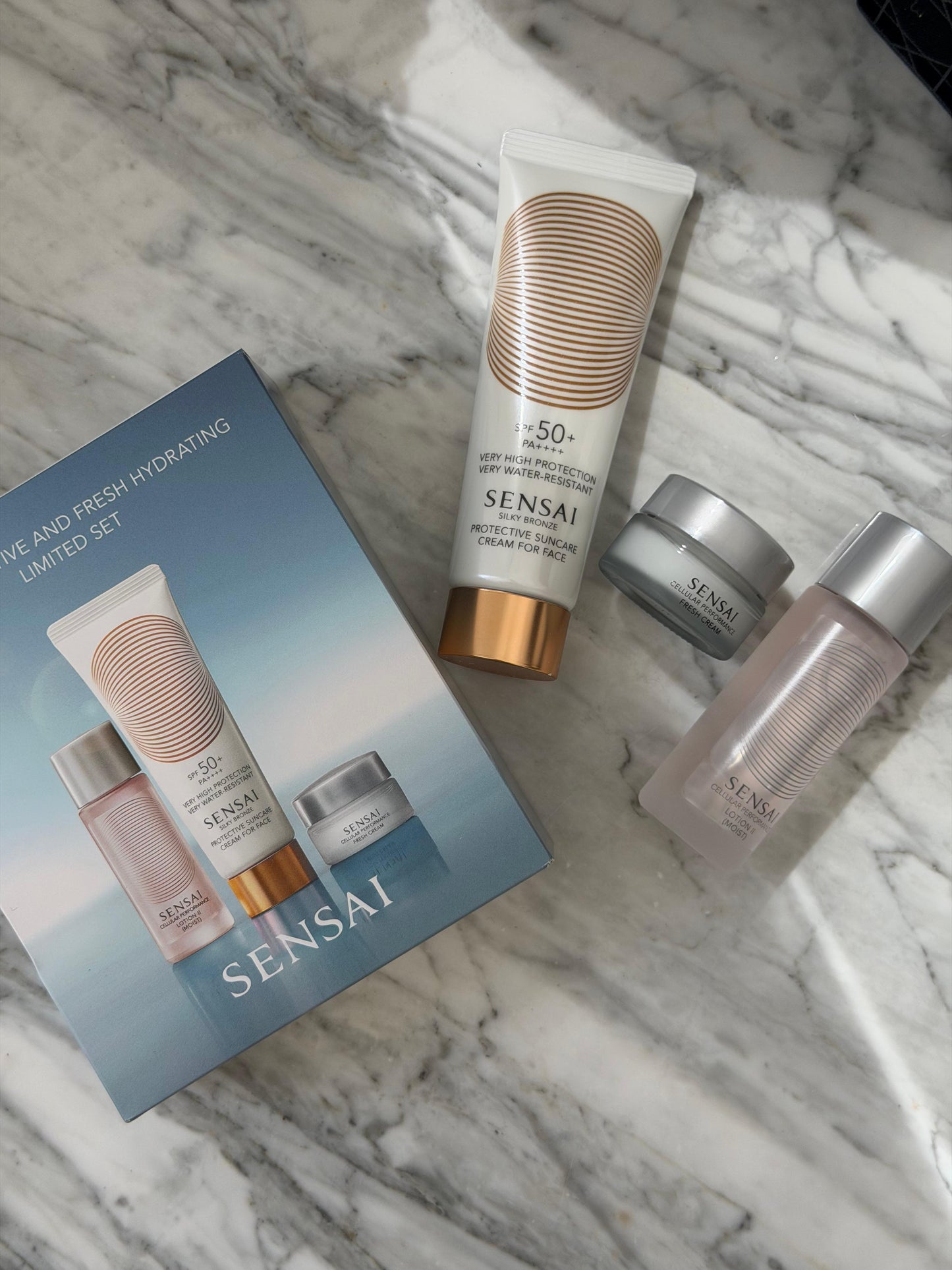SENSAI Sun Protective And Fresh Hydrating Limited Edition Trio Gift Set