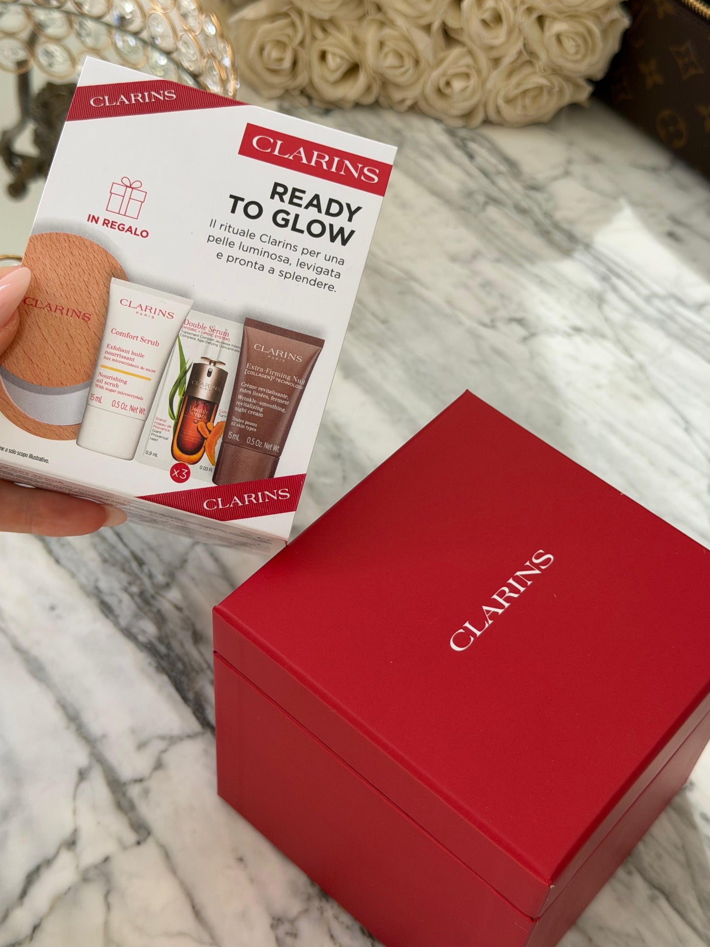 CLARINS Ready To Glow Beauty Box Skincare & Makeup Set